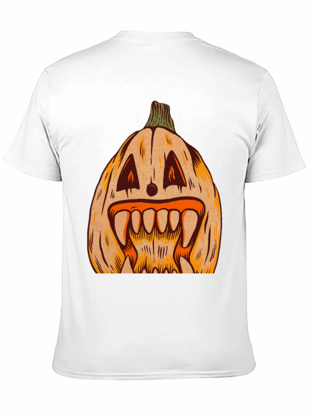 Spooky Pumpkin Graphic Tee - Halloween Shirt