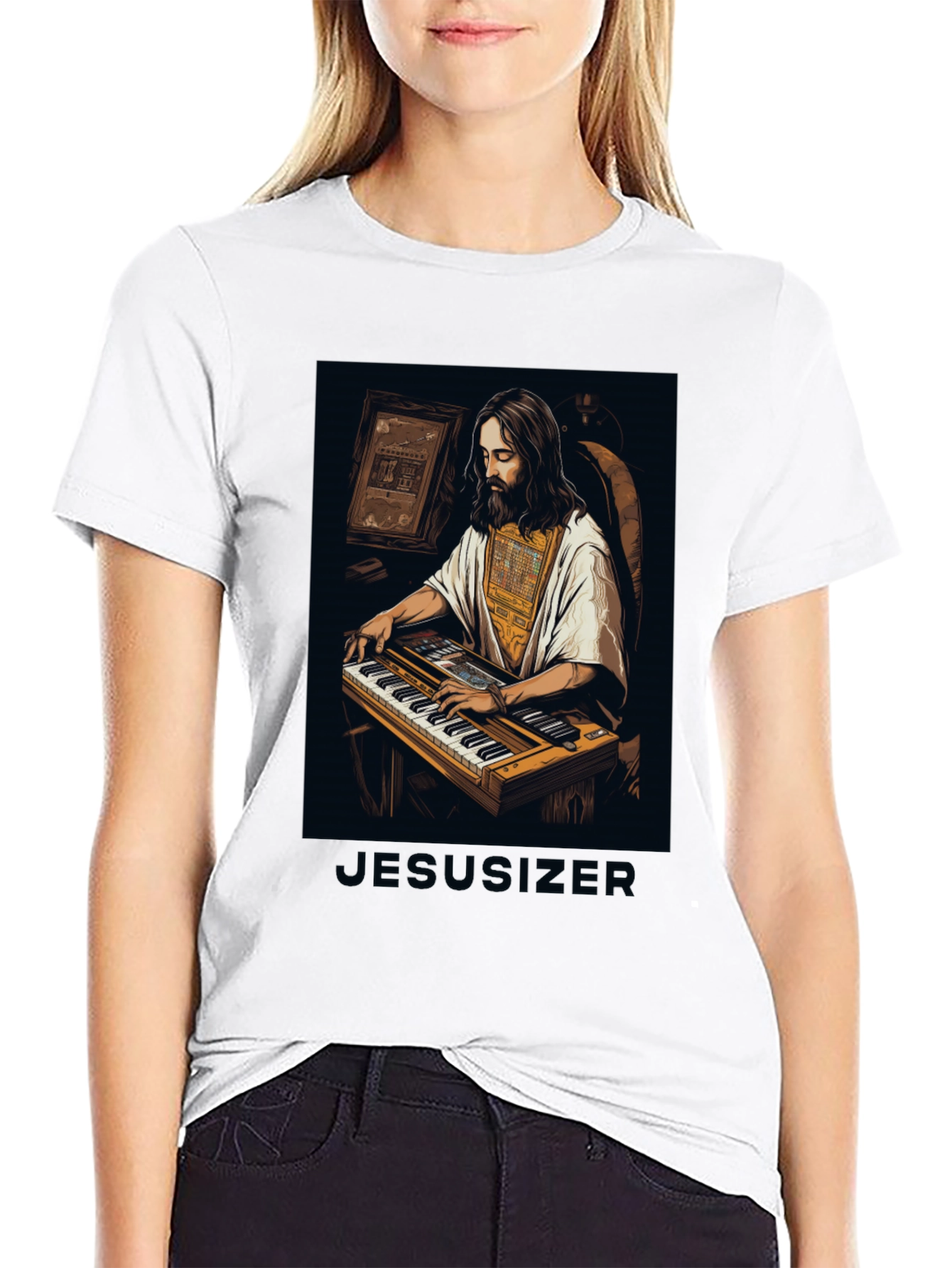 Jesusizer Keyboardist Graphic Tee