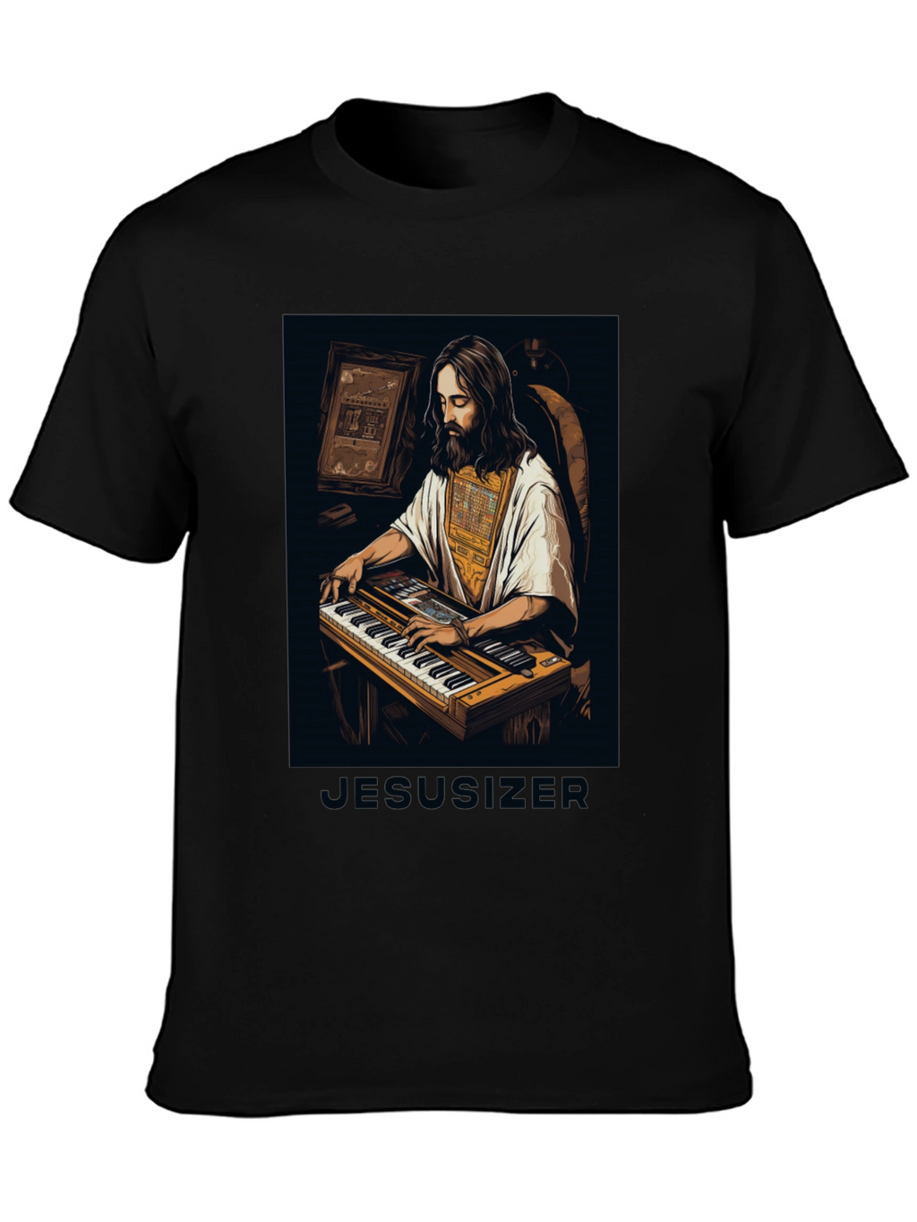 Jesusizer Keyboardist Graphic Tee