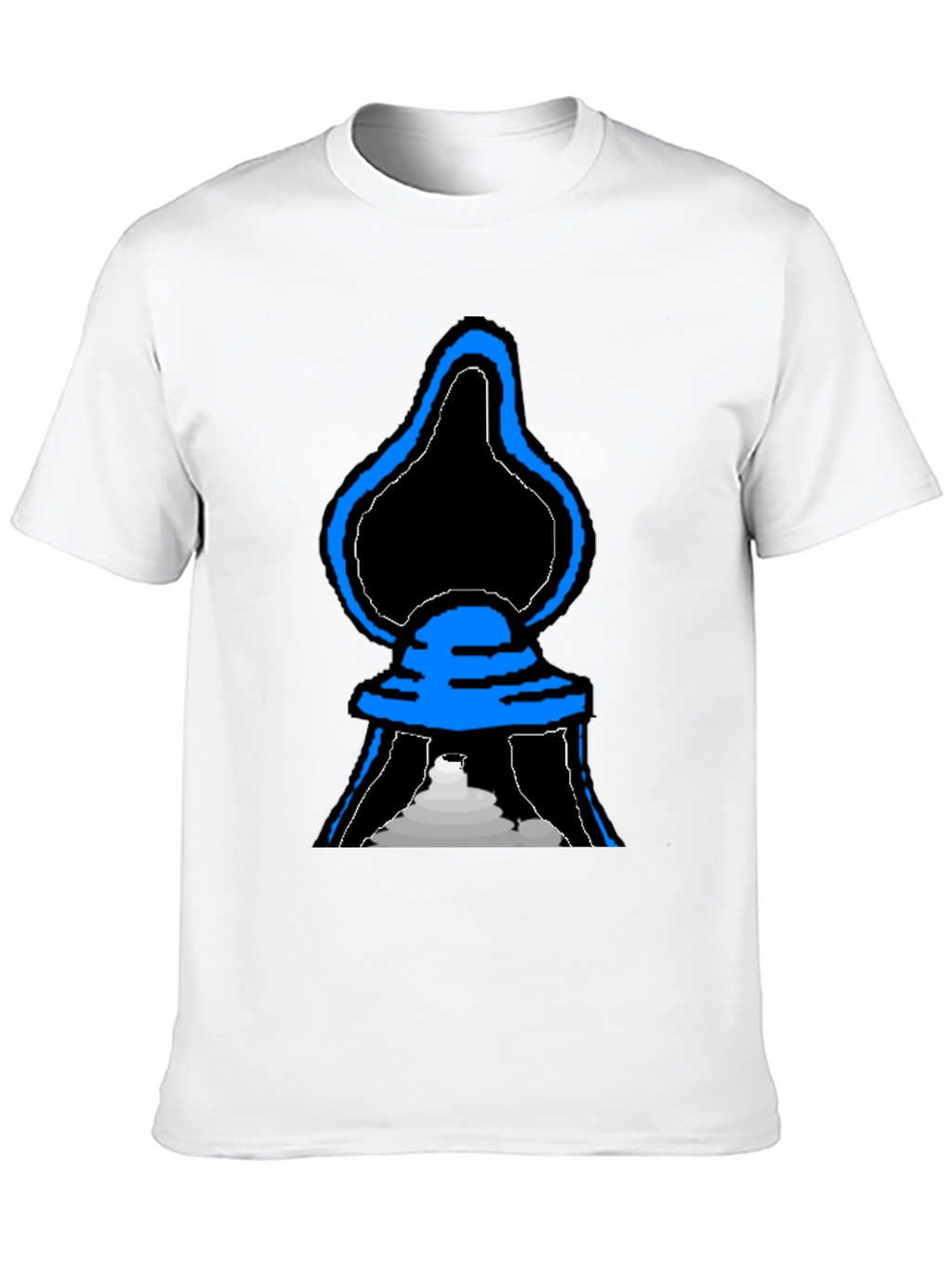 Abstract Graphic T-Shirt - Black Cotton Tee