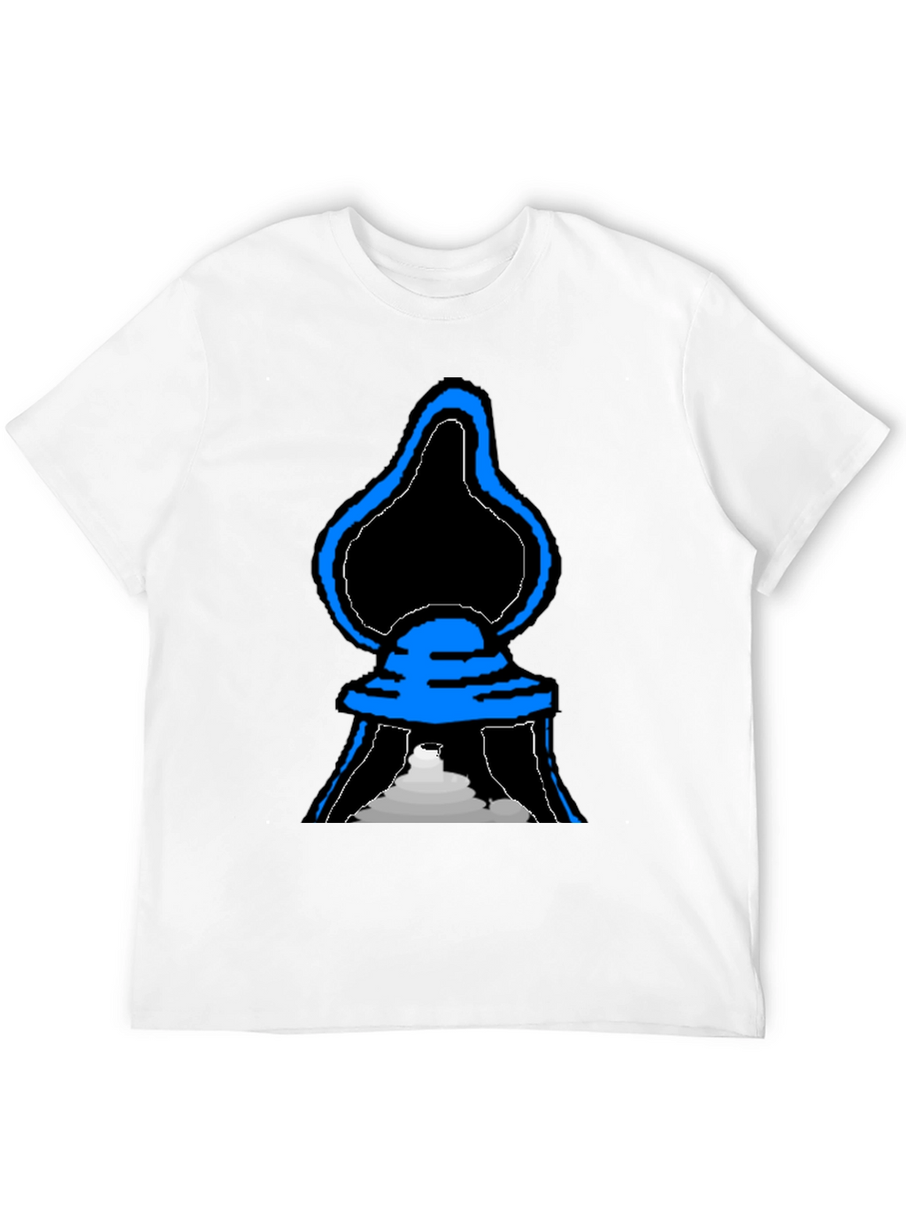 Abstract Graphic T-Shirt - Black Cotton Tee