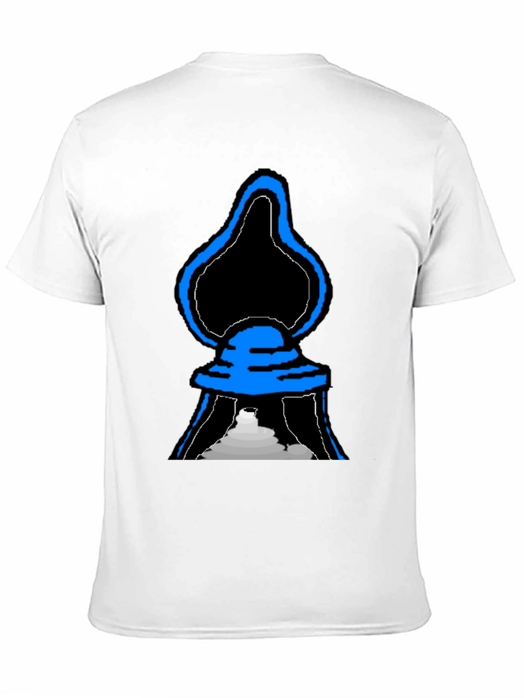 Abstract Graphic T-Shirt - Black Cotton Tee