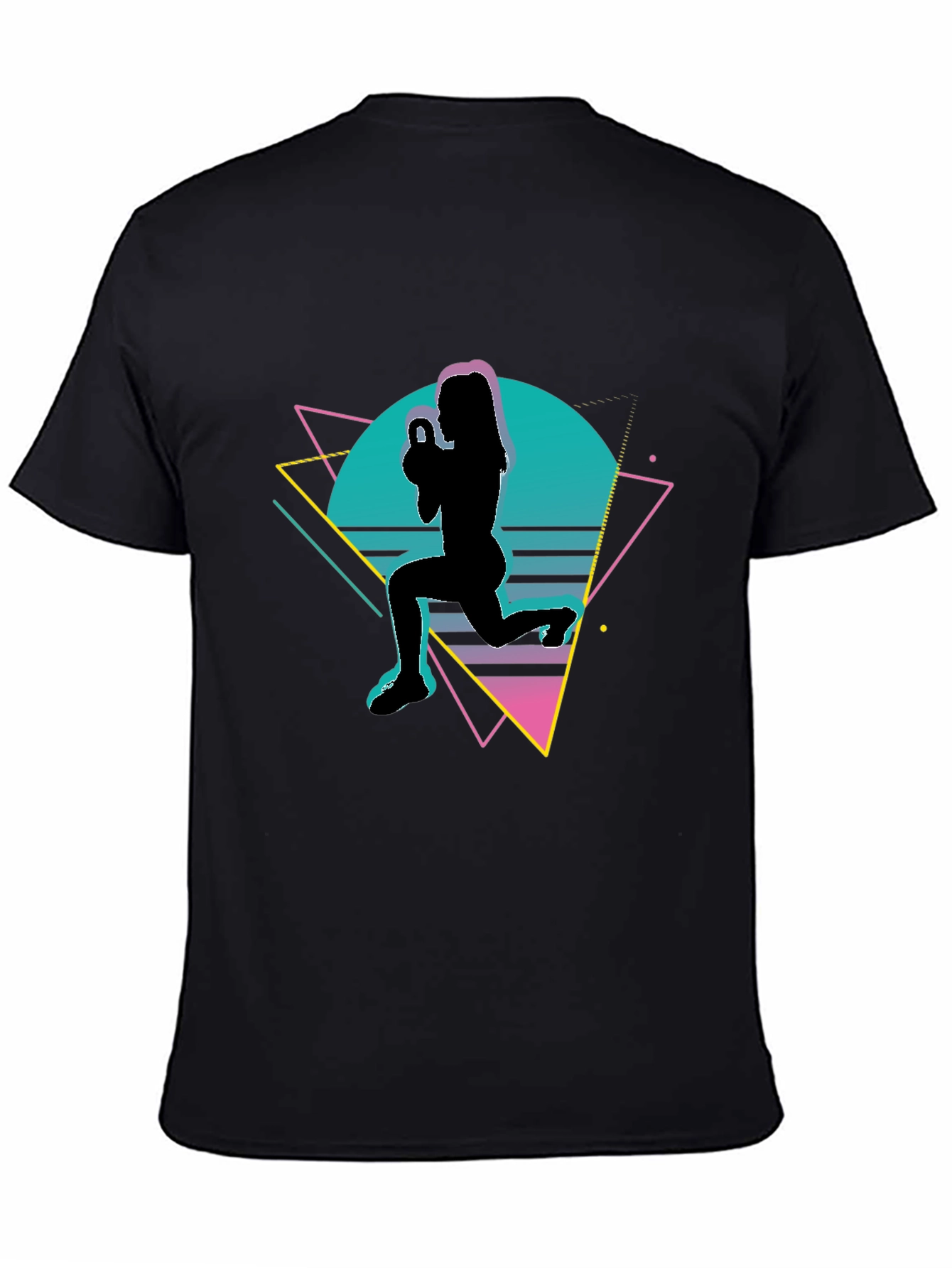 Retro Fitness Kettlebell Workout T-Shirt