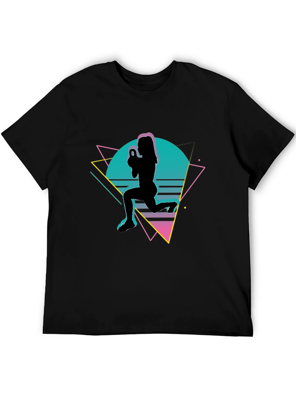 Retro Fitness Kettlebell Workout T-Shirt