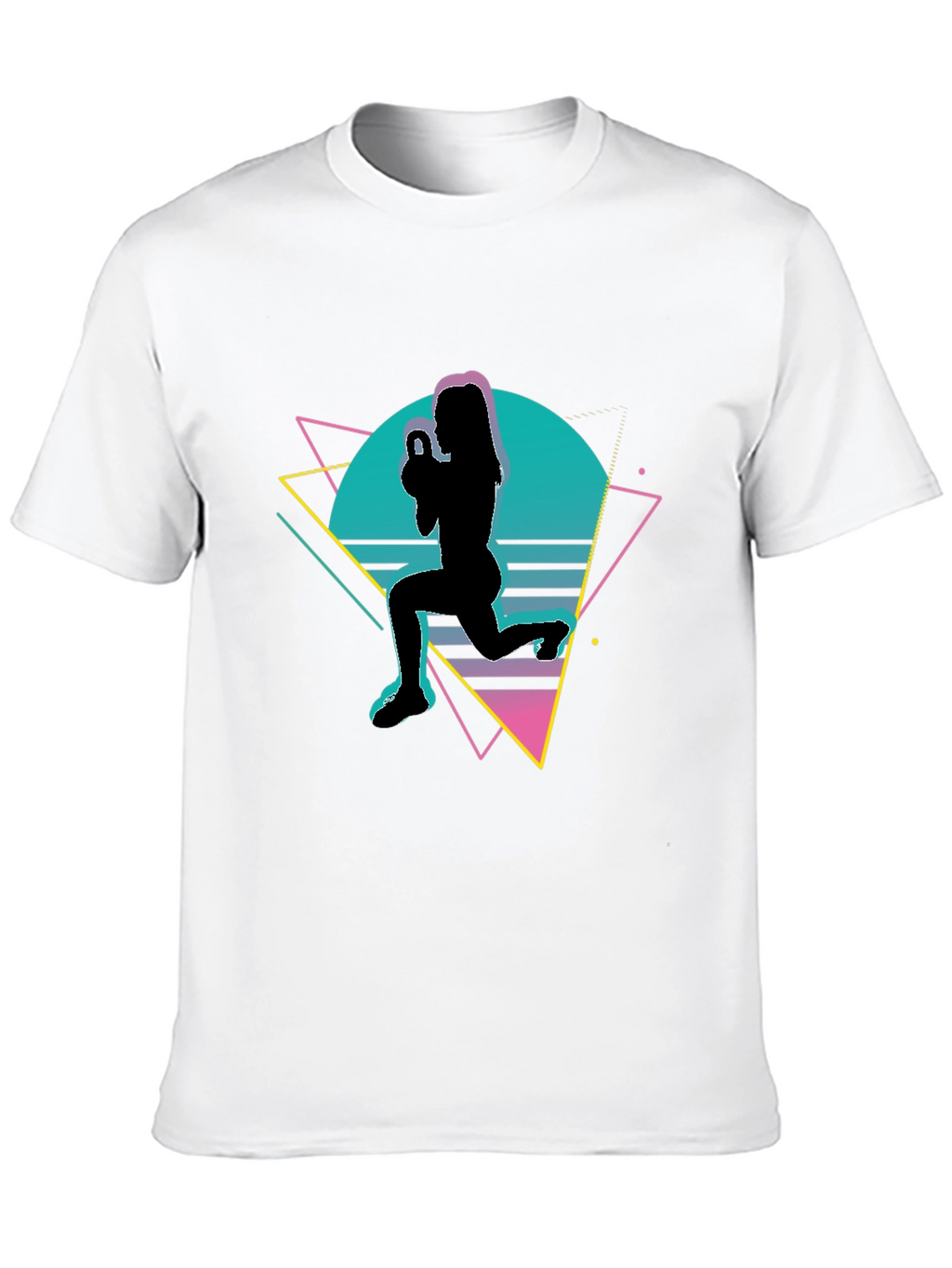 Retro Fitness Kettlebell Workout T-Shirt