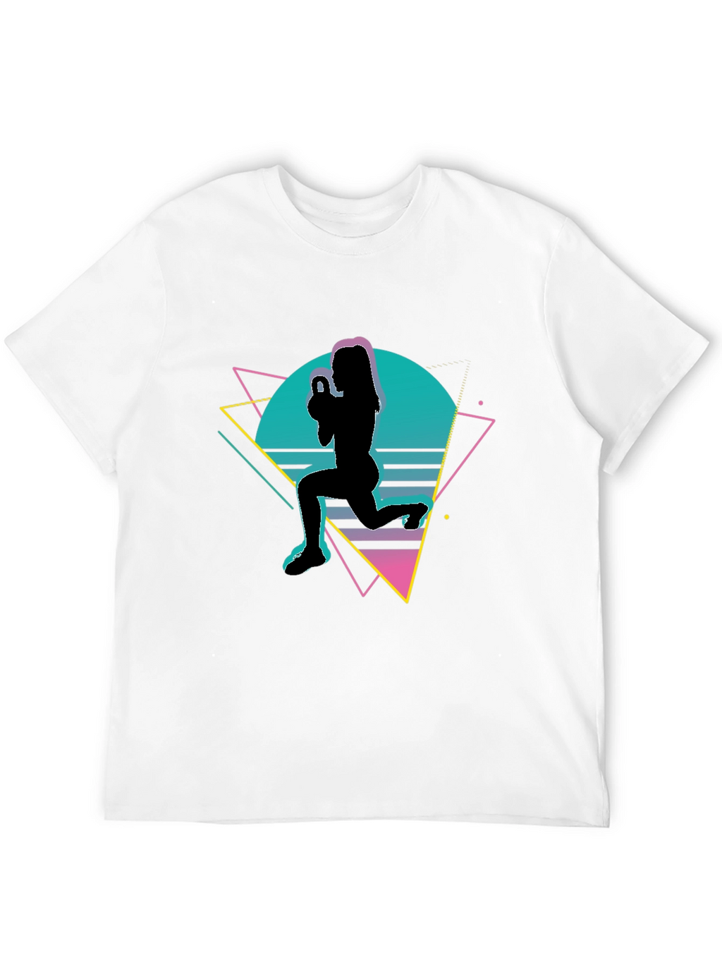 Retro Fitness Kettlebell Workout T-Shirt