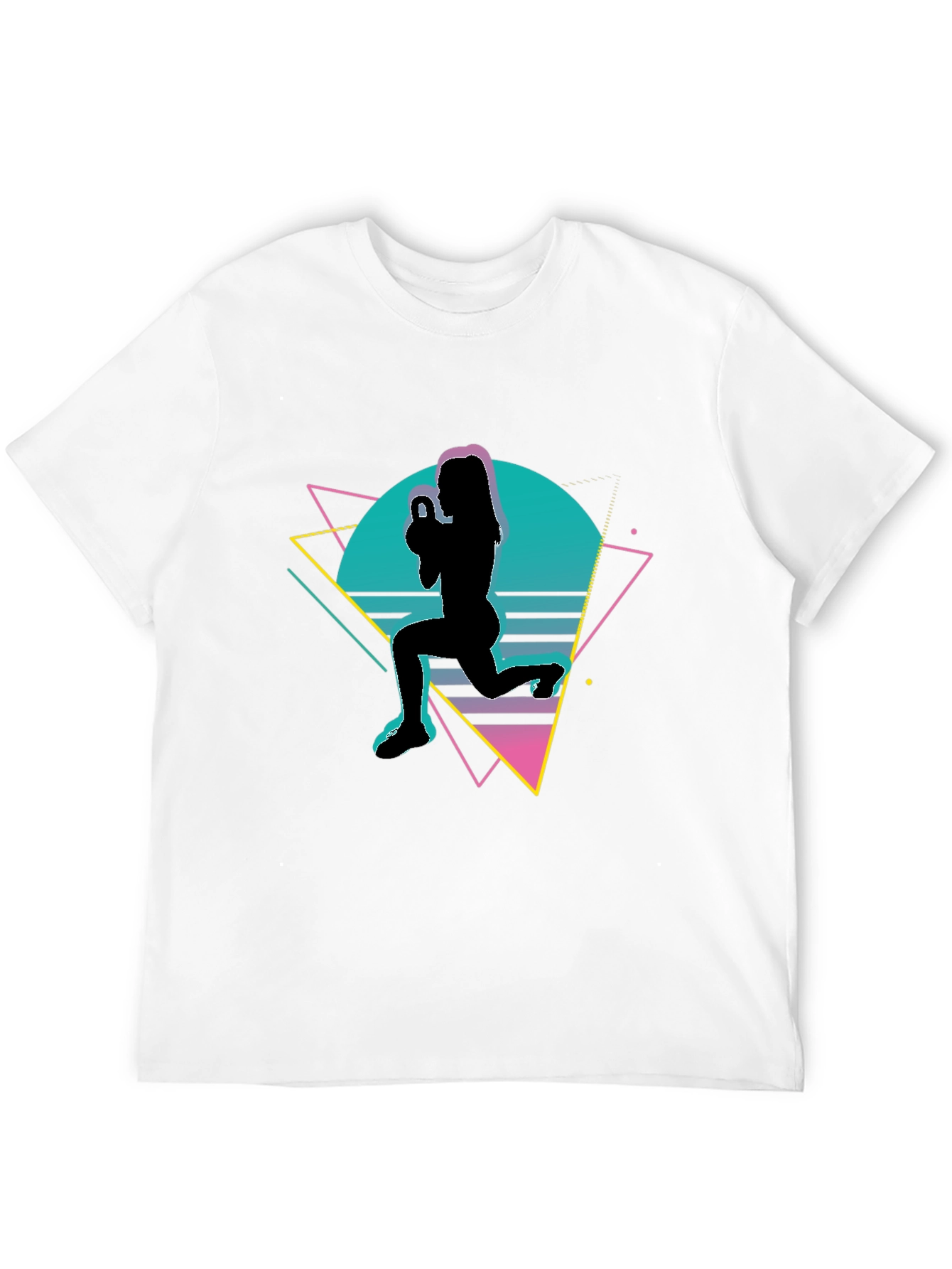 Retro Fitness Kettlebell Workout T-Shirt