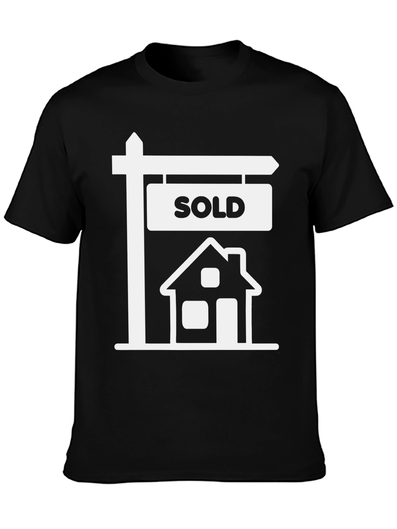 Sold House Graphic Tee - Real Estate T-Shirt