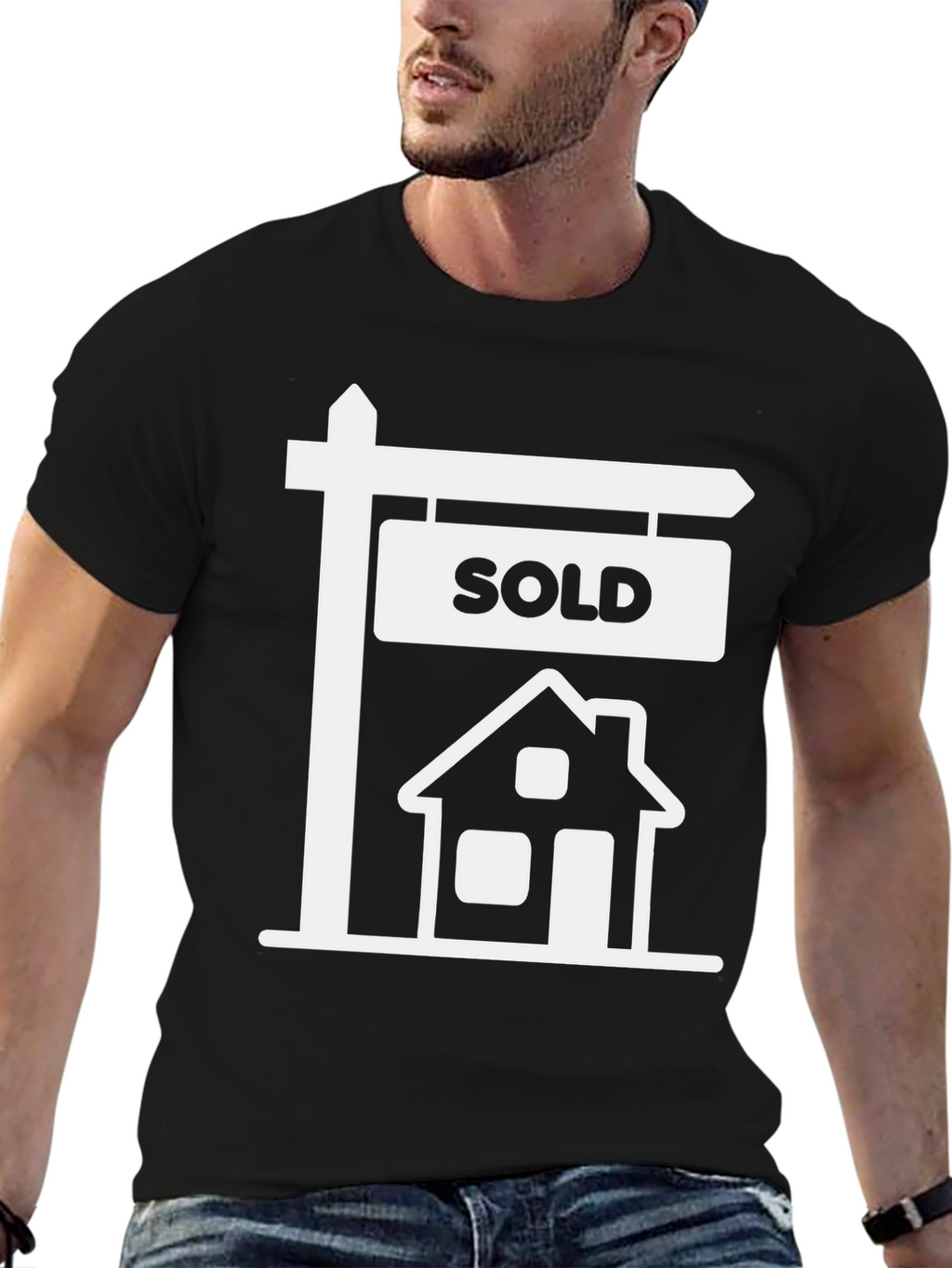 Sold House Graphic Tee - Real Estate T-Shirt