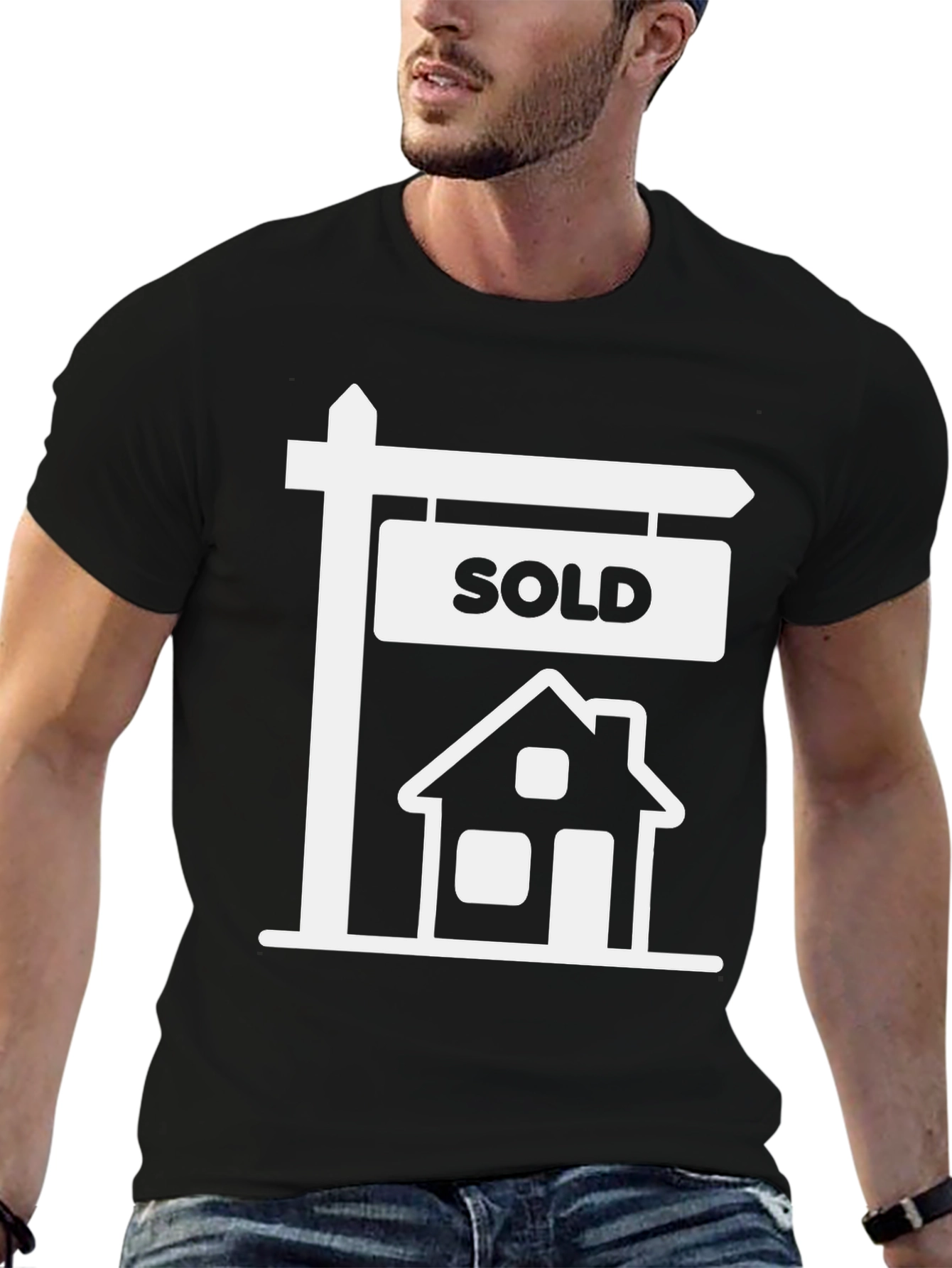 Sold House Graphic Tee - Real Estate T-Shirt