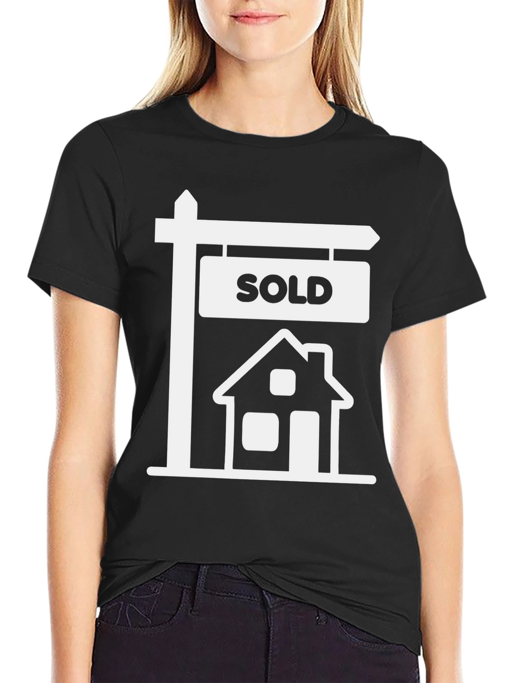 Sold House Graphic Tee - Real Estate T-Shirt