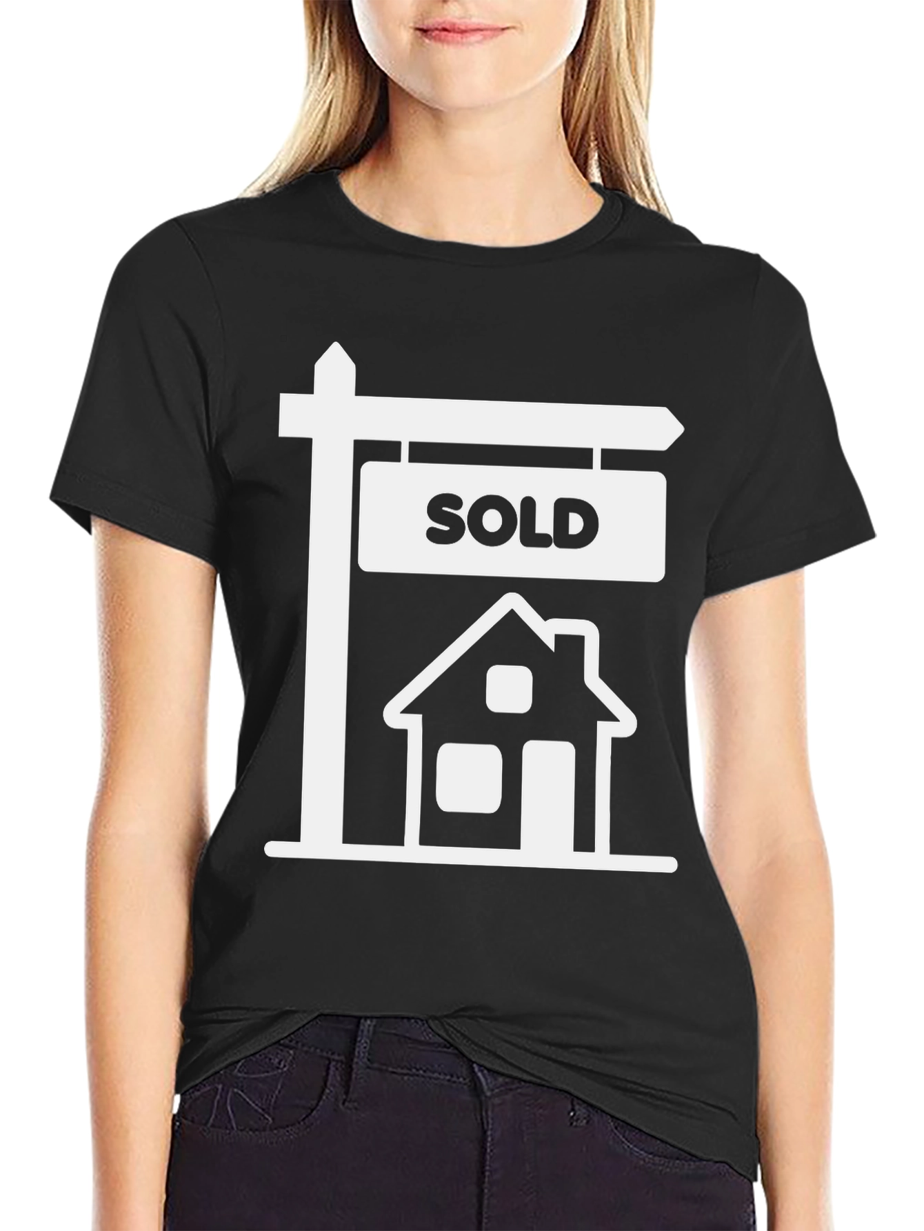 Sold House Graphic Tee - Real Estate T-Shirt