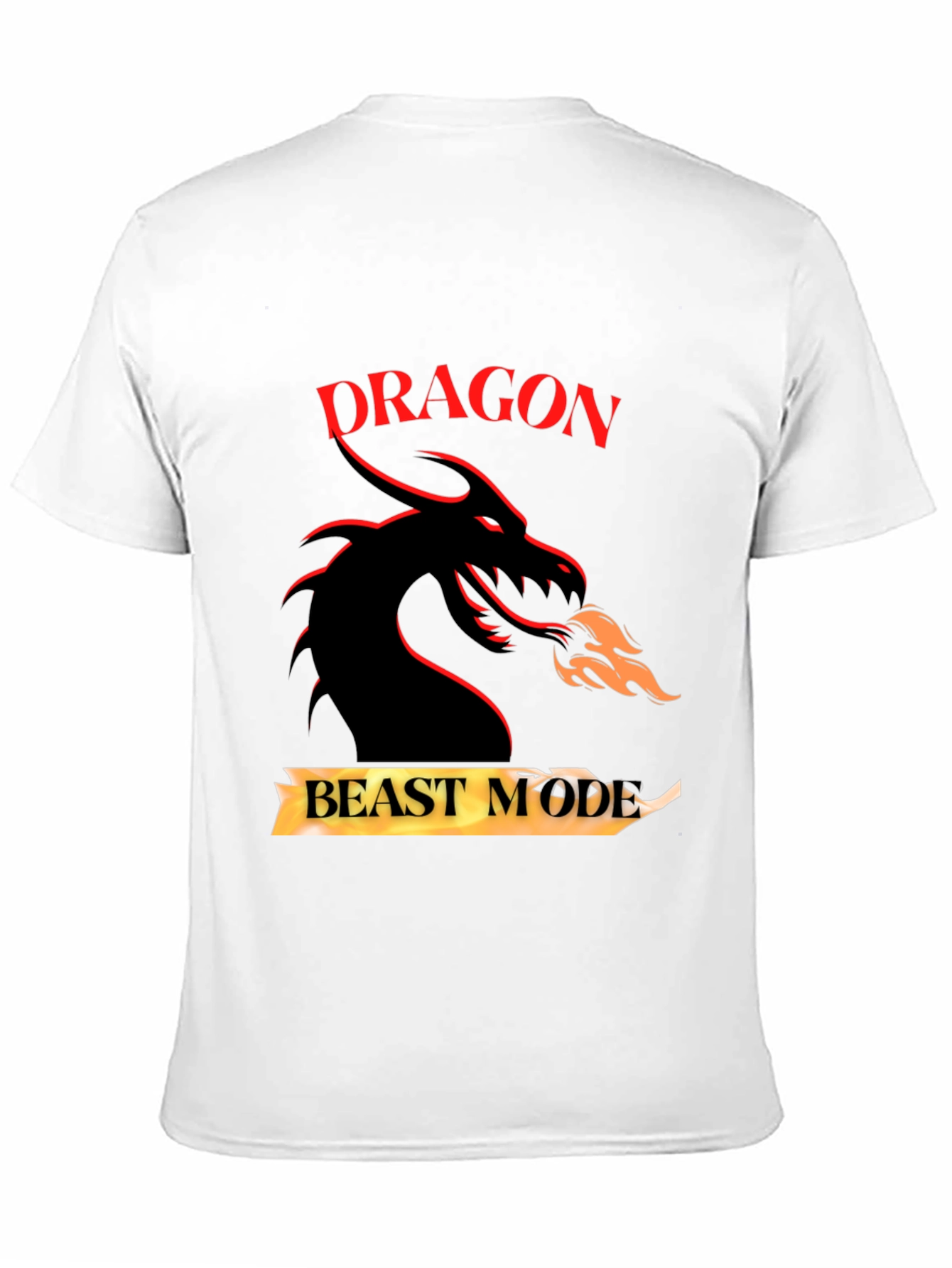 Dragon Beast Mode Graphic Tee - Black