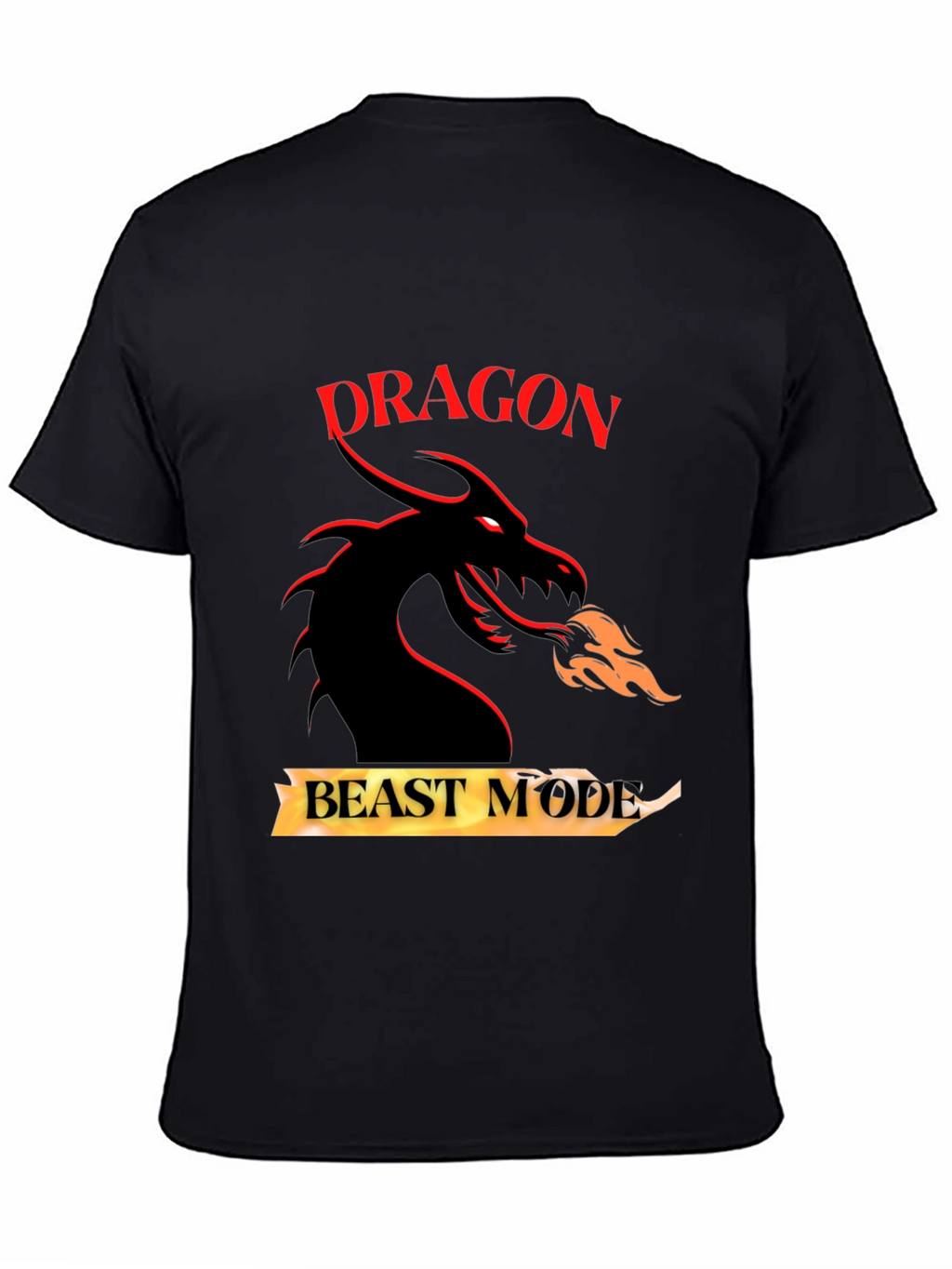 Dragon Beast Mode Graphic Tee - Black