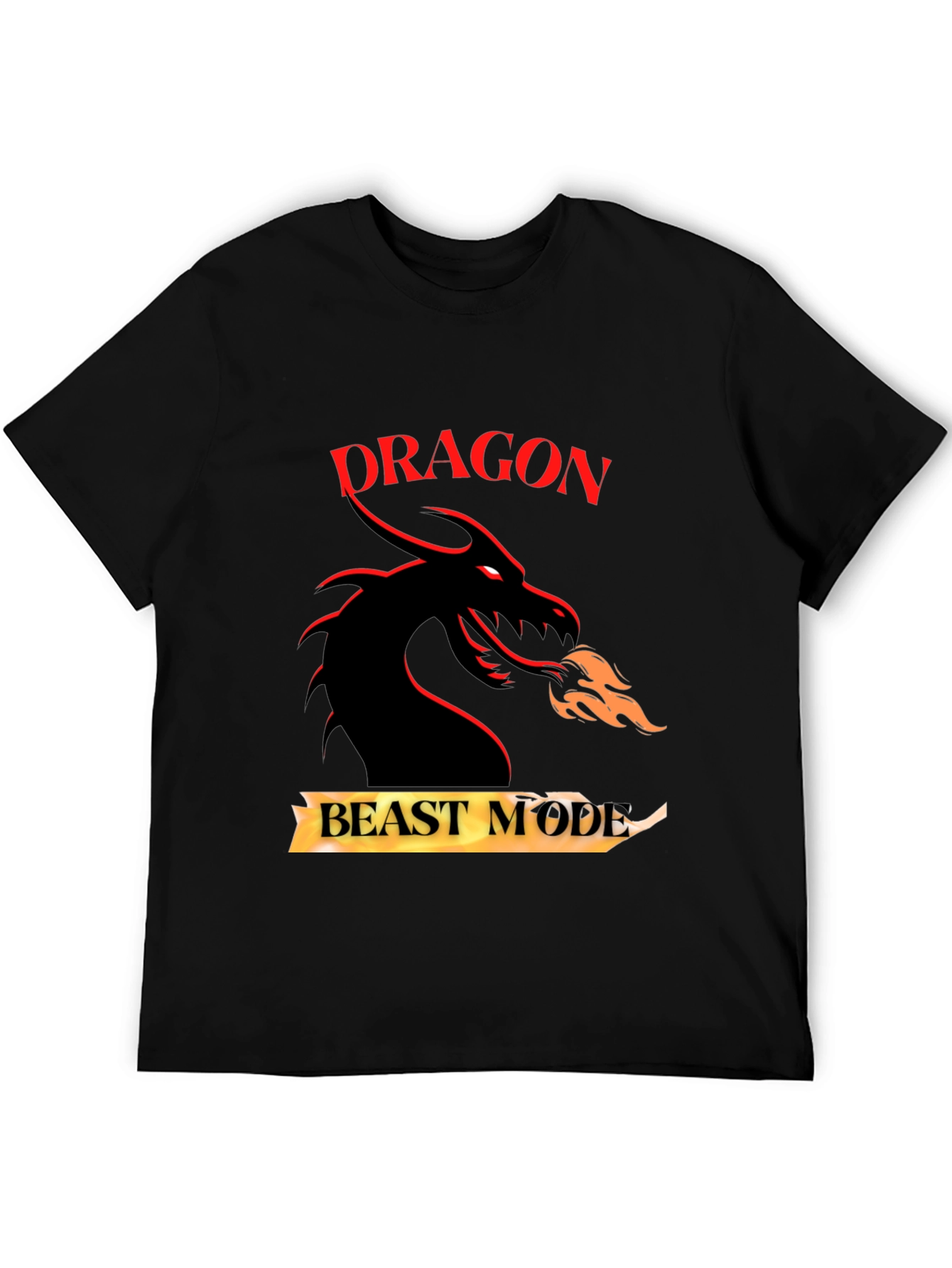 Dragon Beast Mode Graphic Tee - Black