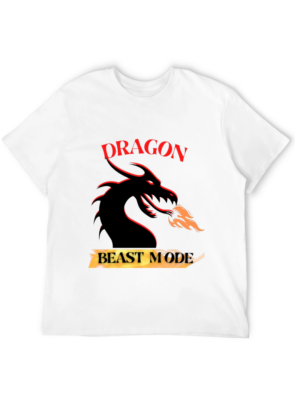 Dragon Beast Mode Graphic Tee - Black
