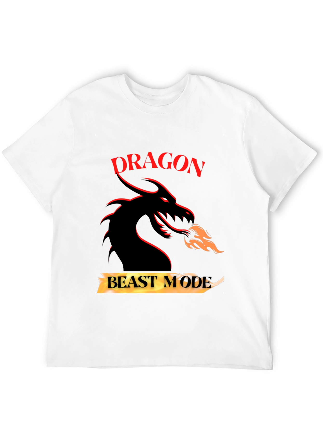 Dragon Beast Mode Graphic Tee - Black