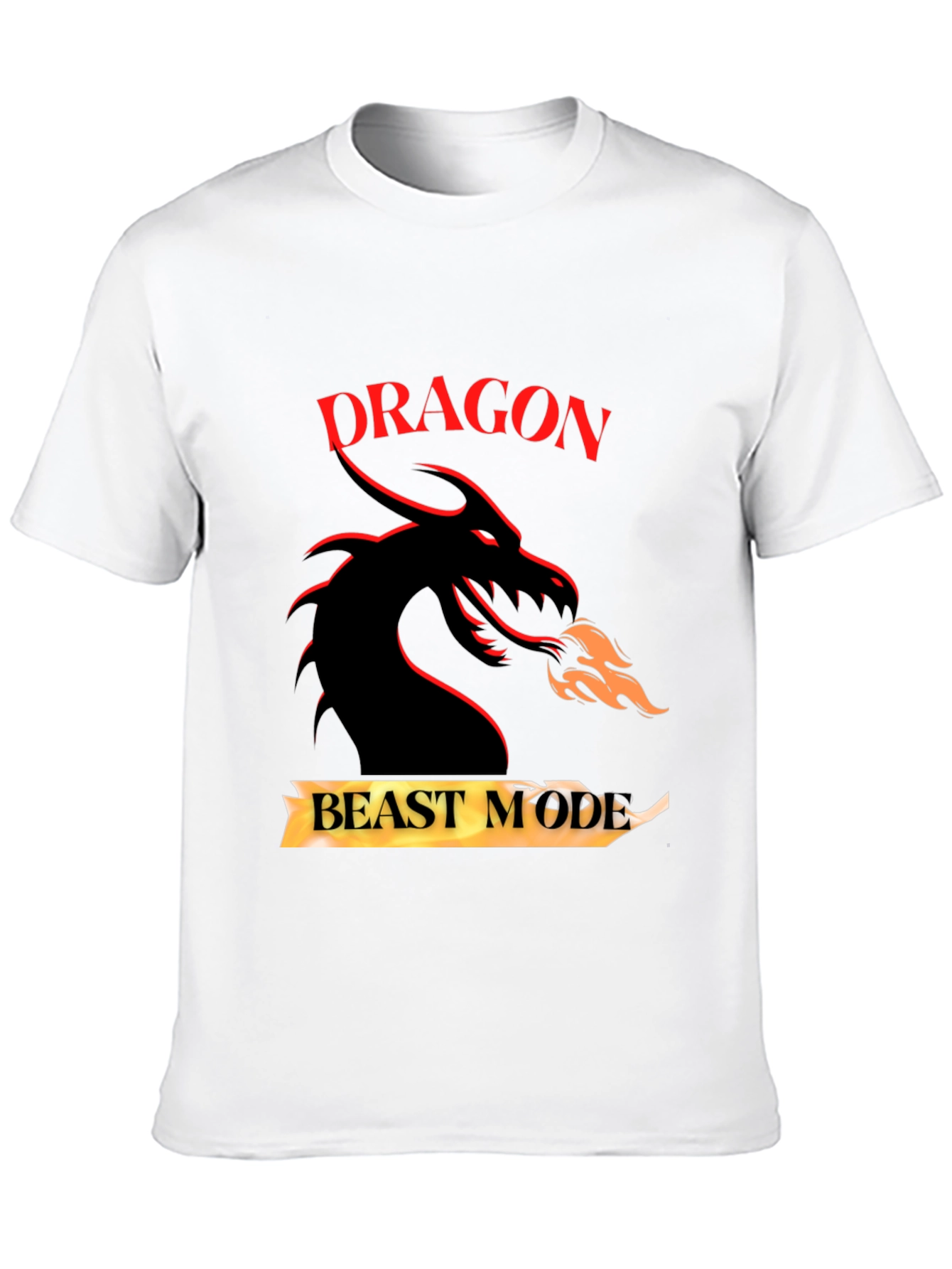 Dragon Beast Mode Graphic Tee - Black
