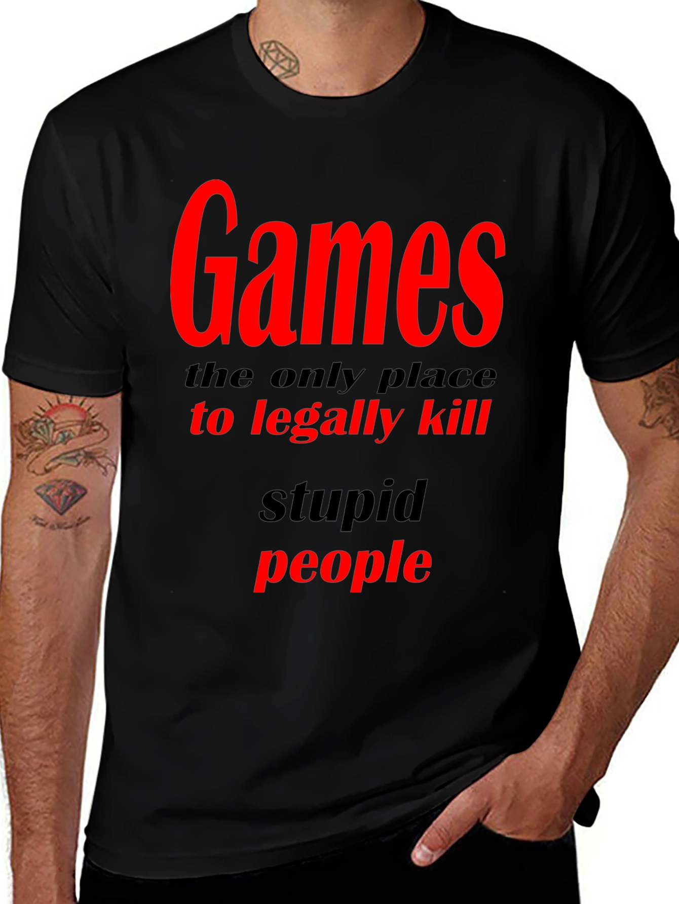 Games The Only Place To Legally Kill Graphic T-Shirt