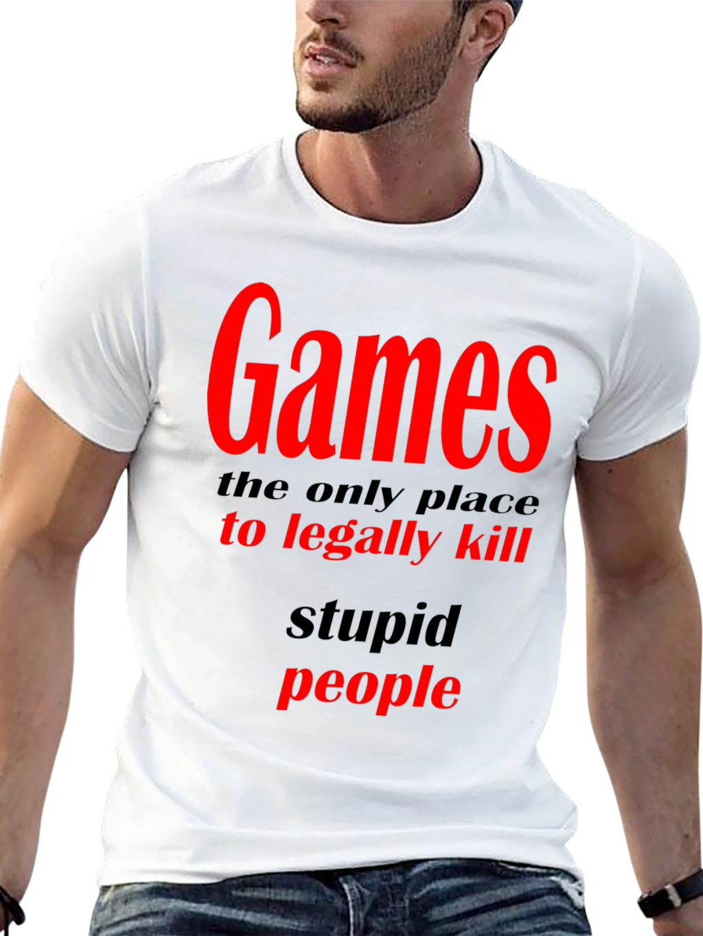 Games The Only Place To Legally Kill Graphic T-Shirt