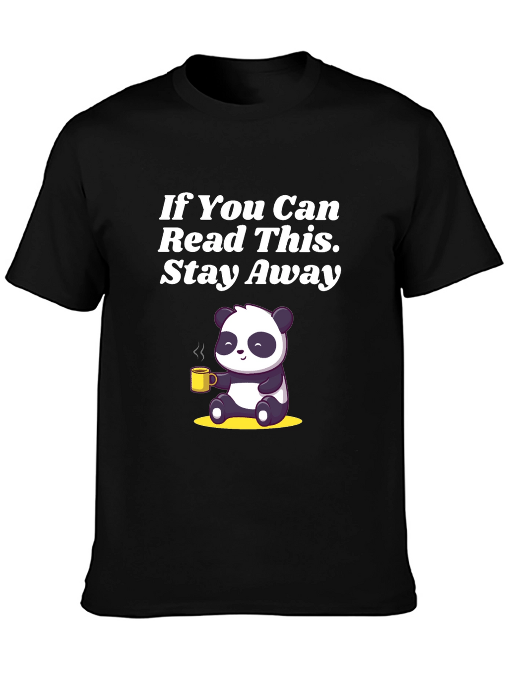 Stay Away Panda T-Shirt - Graphic Tee