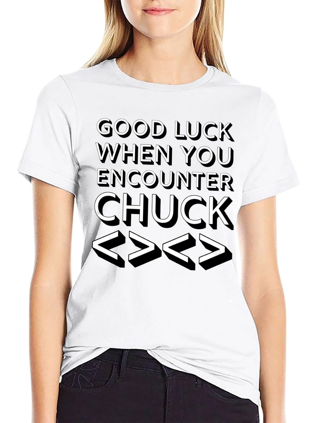 Good Luck Chuck Funny Novelty T-Shirt