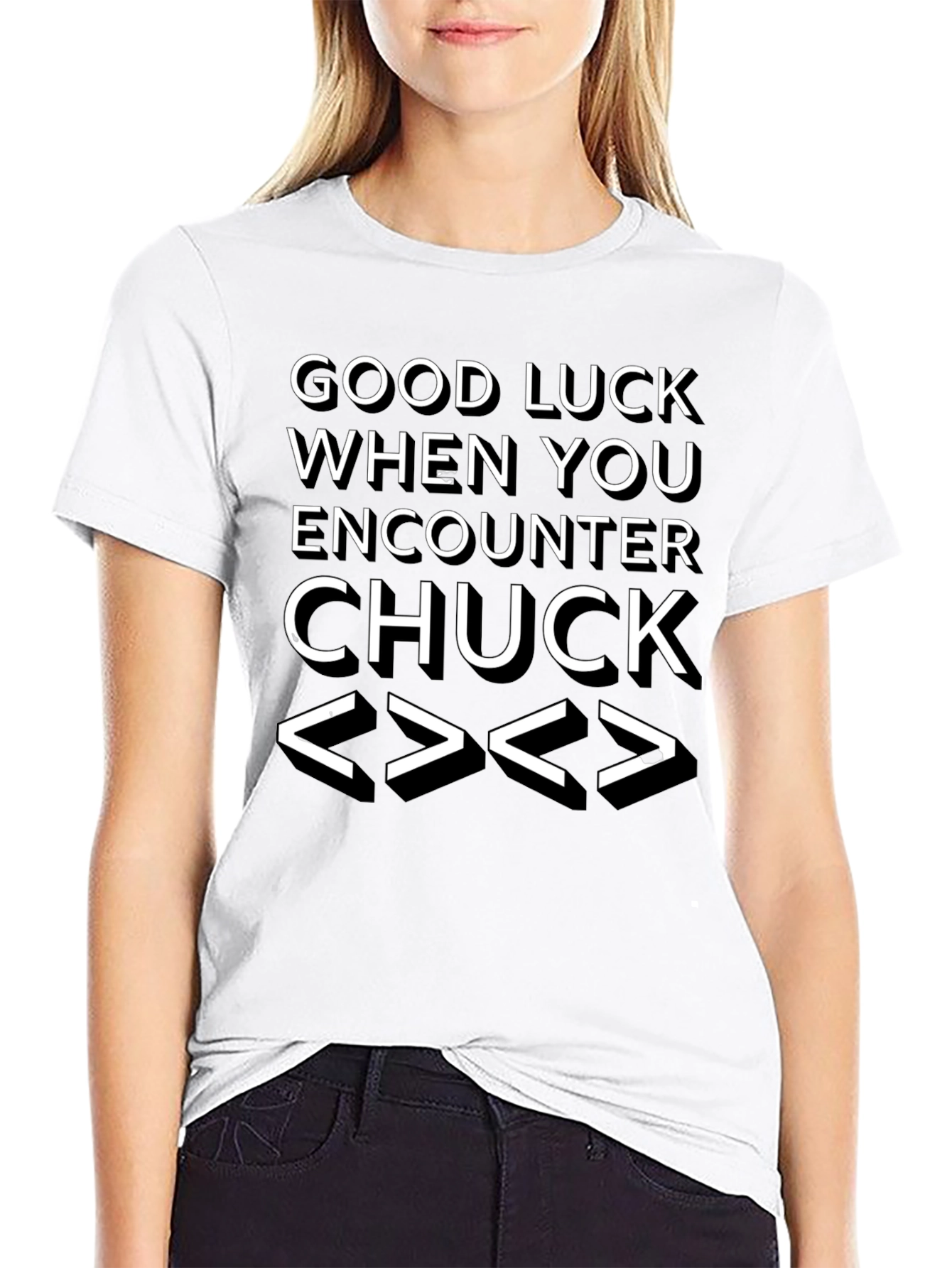 Good Luck Chuck Funny Novelty T-Shirt
