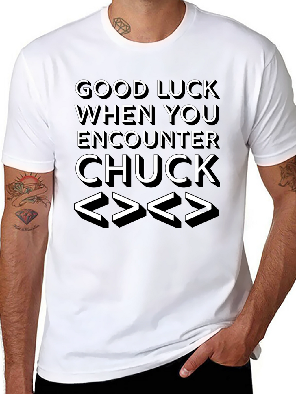 Good Luck Chuck Funny Novelty T-Shirt