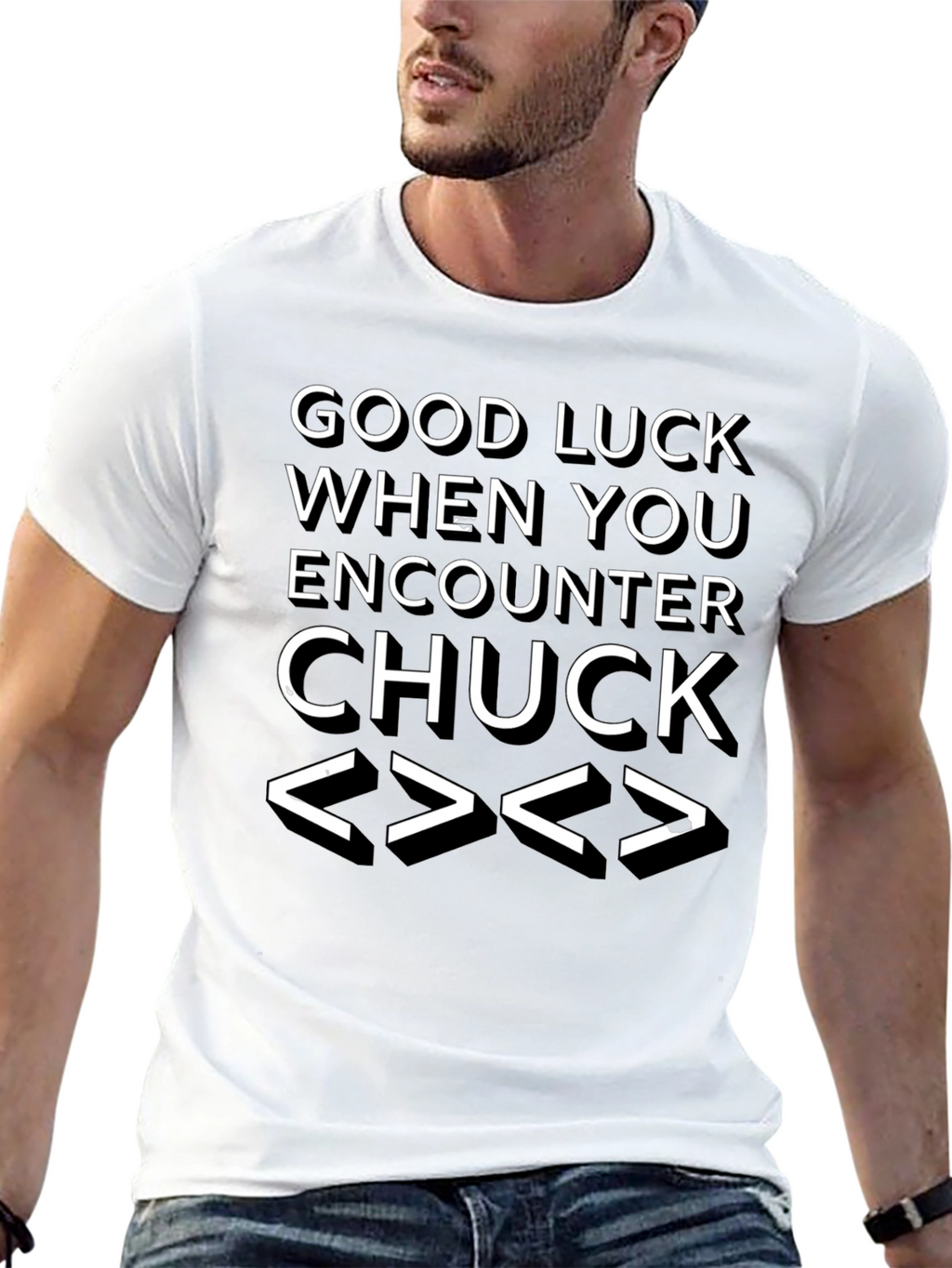 Good Luck Chuck Funny Novelty T-Shirt