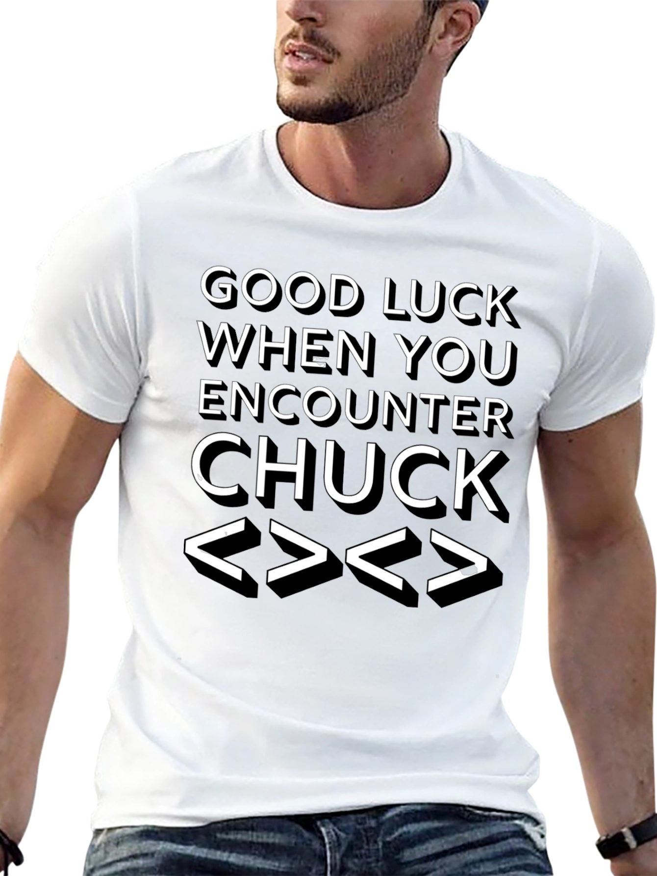 Good Luck Chuck Funny Novelty T-Shirt