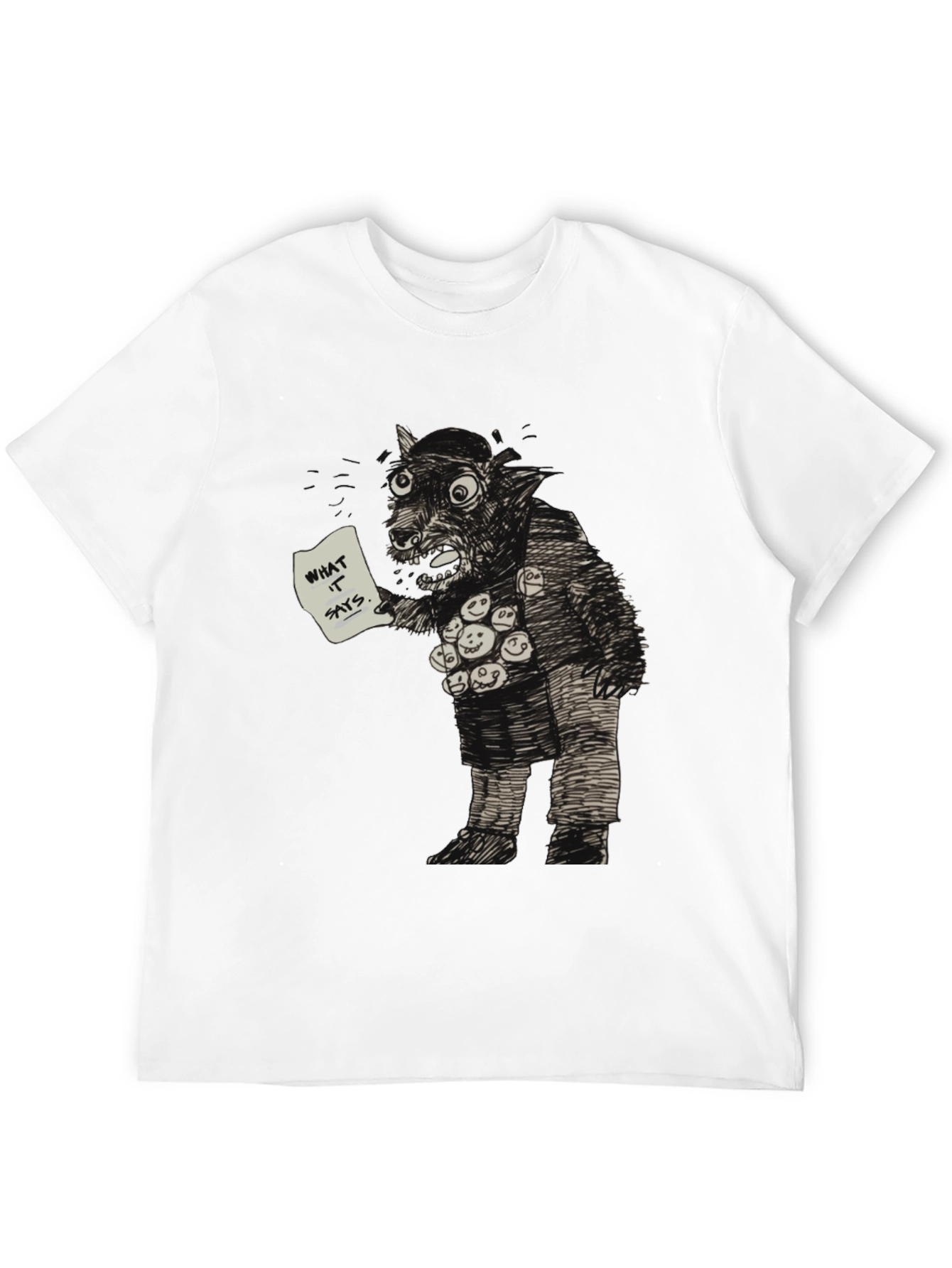 Monster Graphic Tee - What It Says