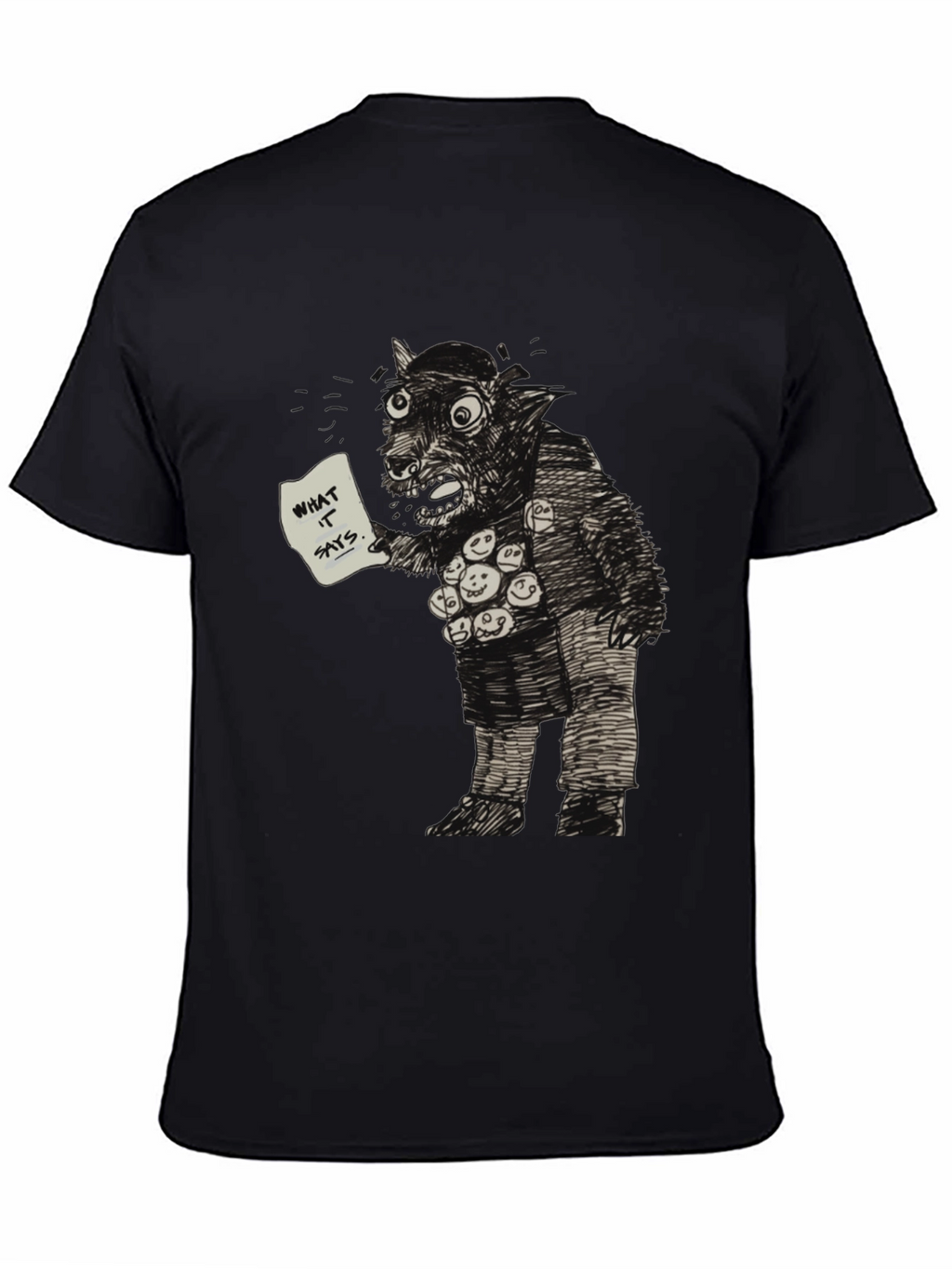 Monster Graphic Tee - What It Says