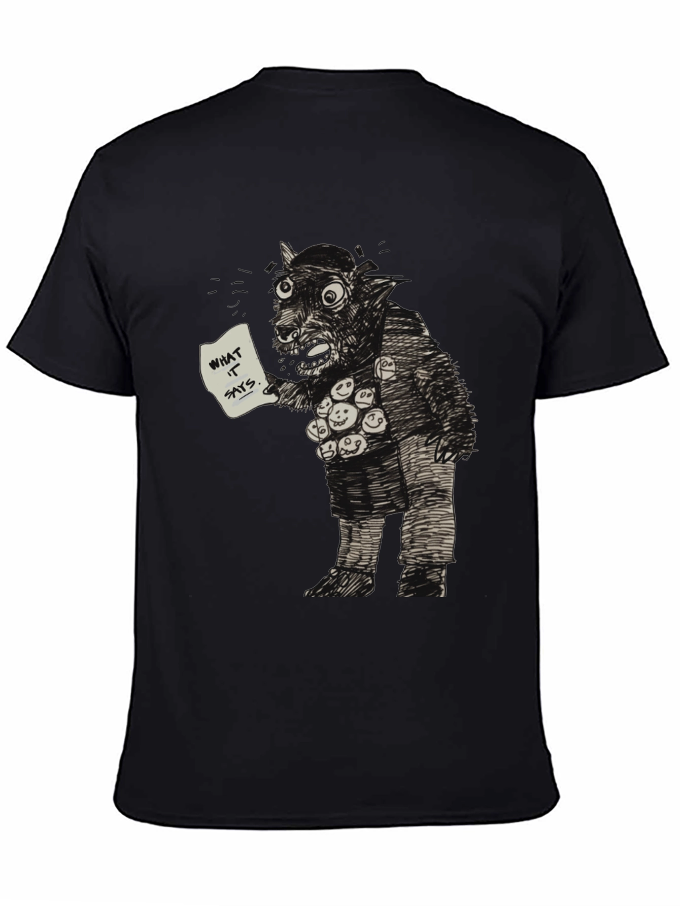 Monster Graphic Tee - What It Says