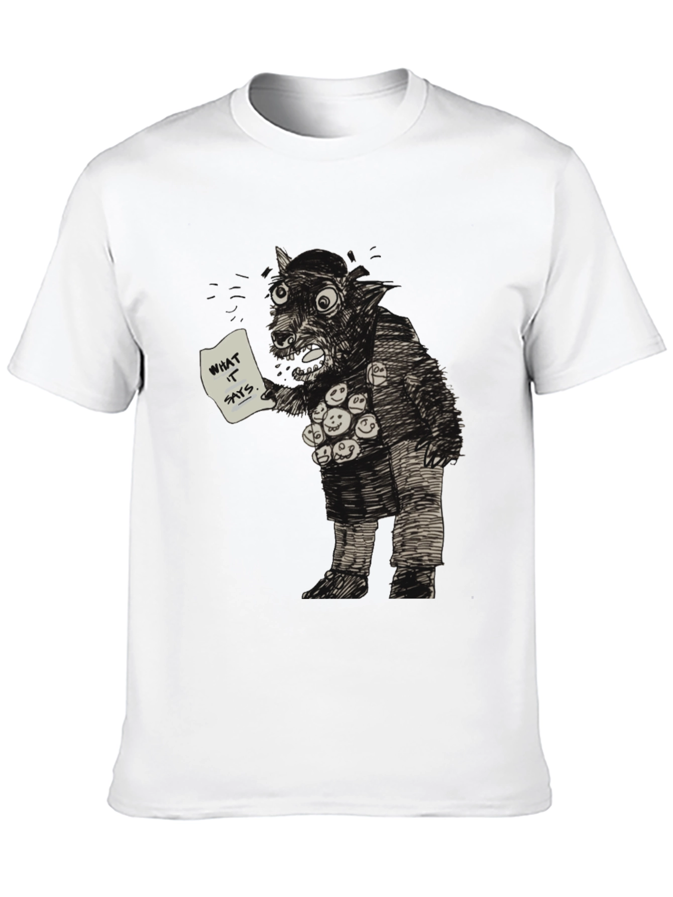 Monster Graphic Tee - What It Says