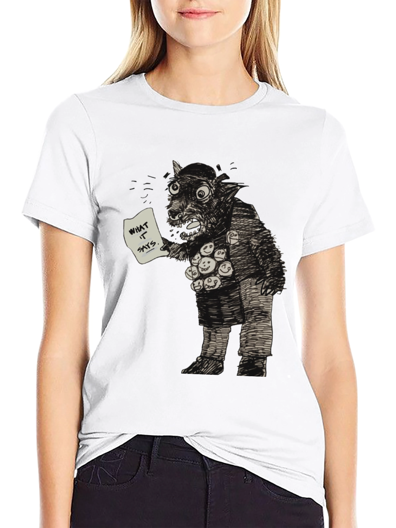 Monster Graphic Tee - What It Says