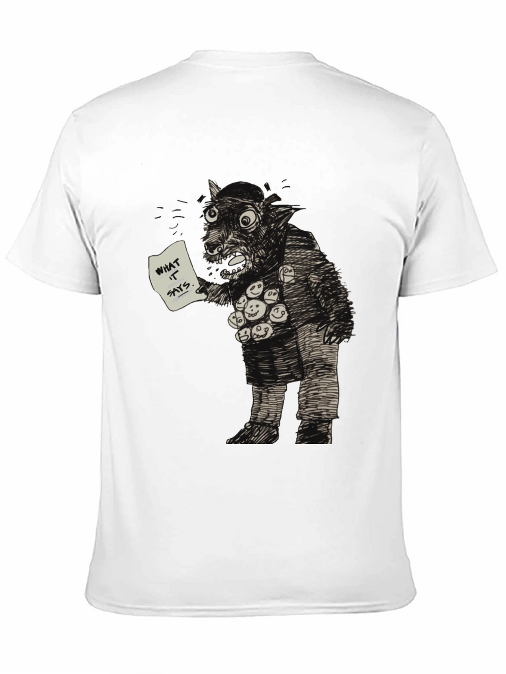 Monster Graphic Tee - What It Says
