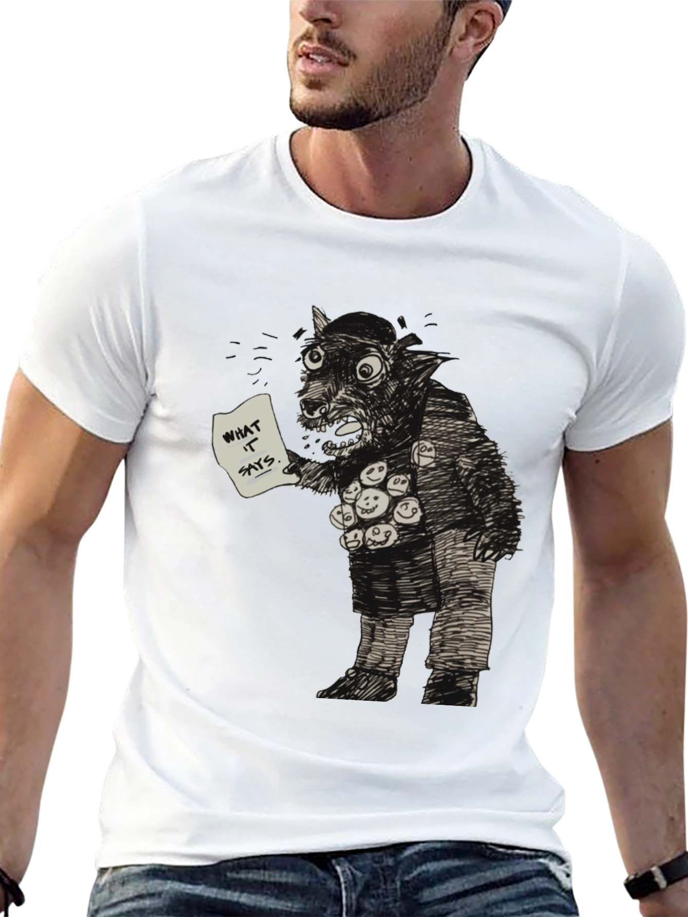 Monster Graphic Tee - What It Says