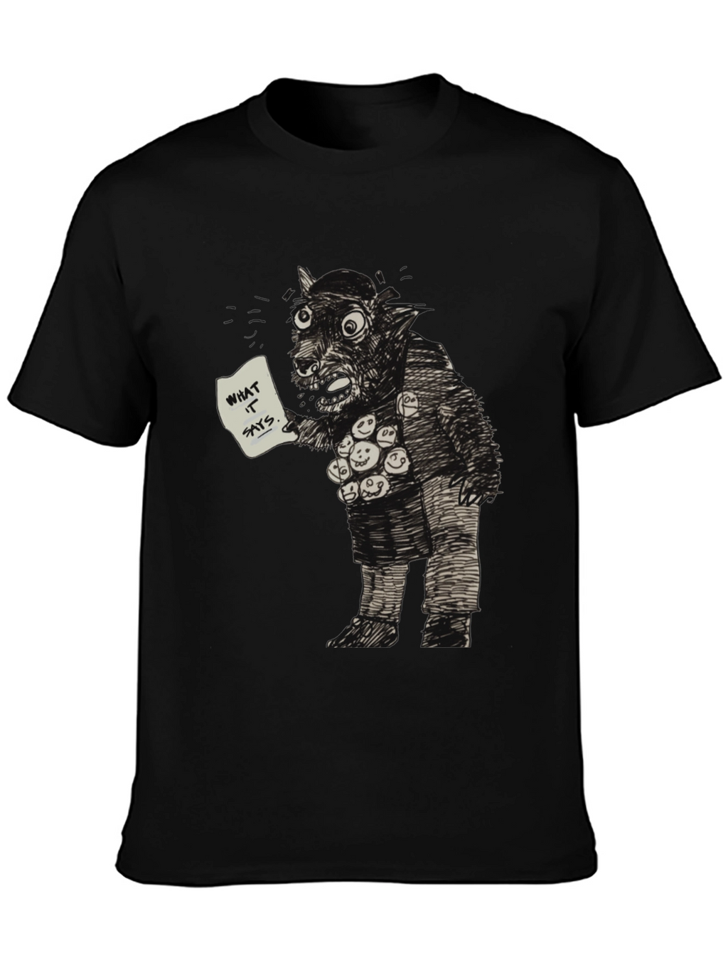 Monster Graphic Tee - What It Says