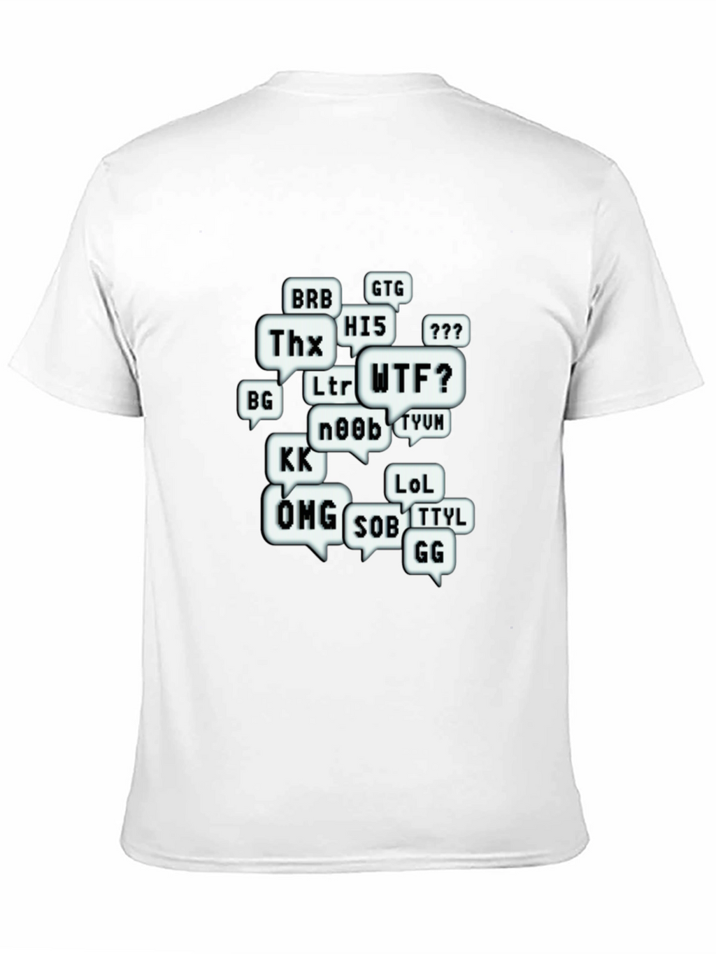 Funny Chat Abbreviations T-Shirt - Gamer Tee