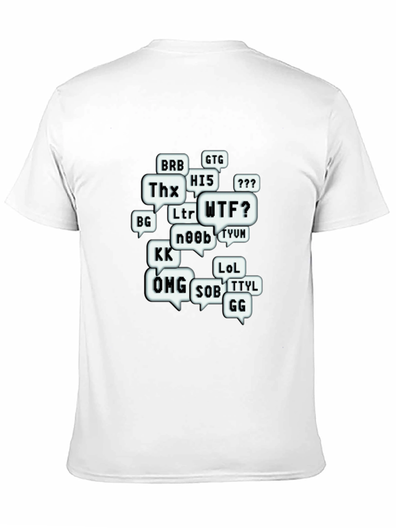 Funny Chat Abbreviations T-Shirt - Gamer Tee