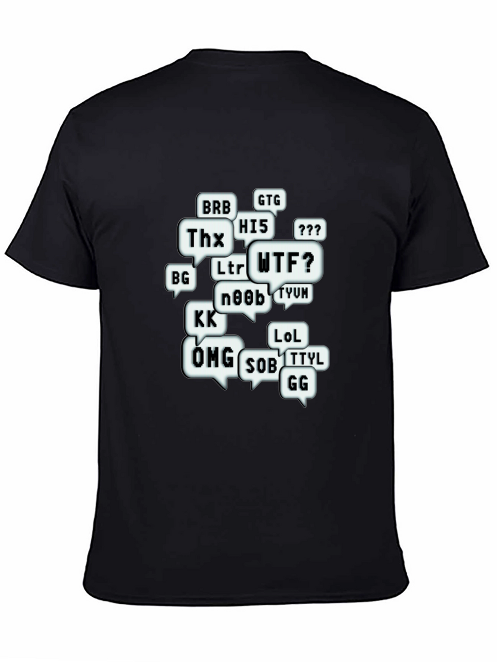 Funny Chat Abbreviations T-Shirt - Gamer Tee