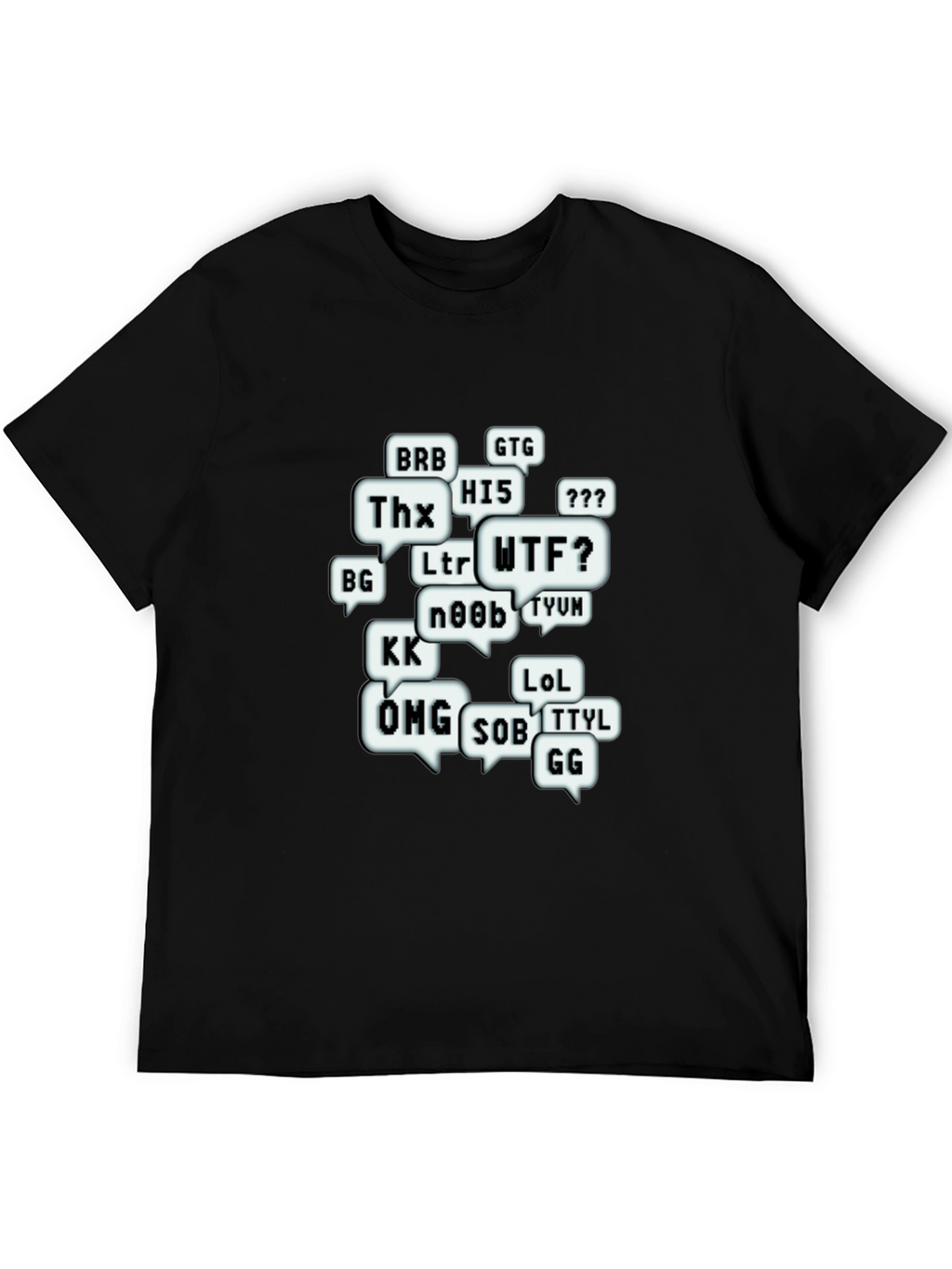 Funny Chat Abbreviations T-Shirt - Gamer Tee