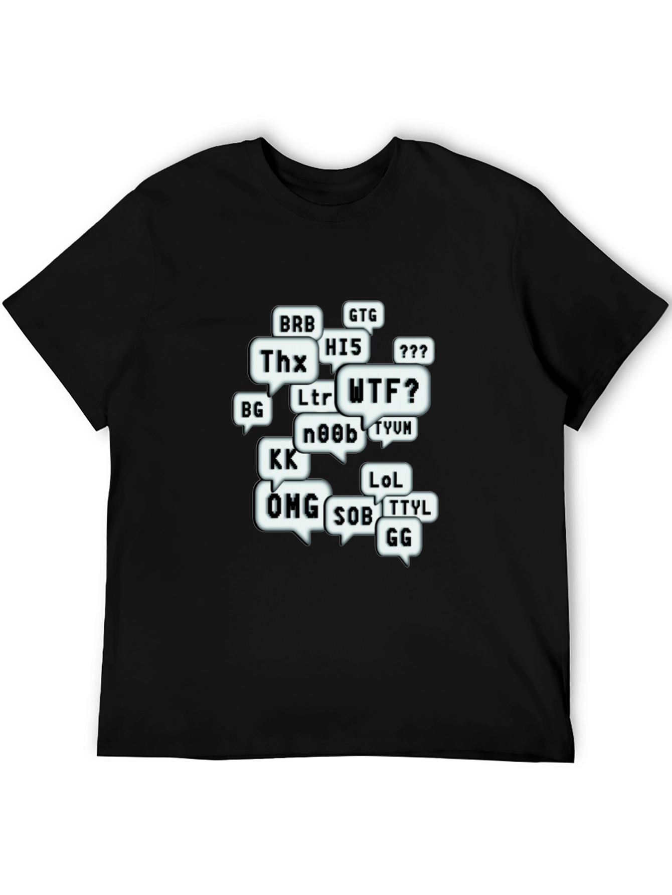 Funny Chat Abbreviations T-Shirt - Gamer Tee