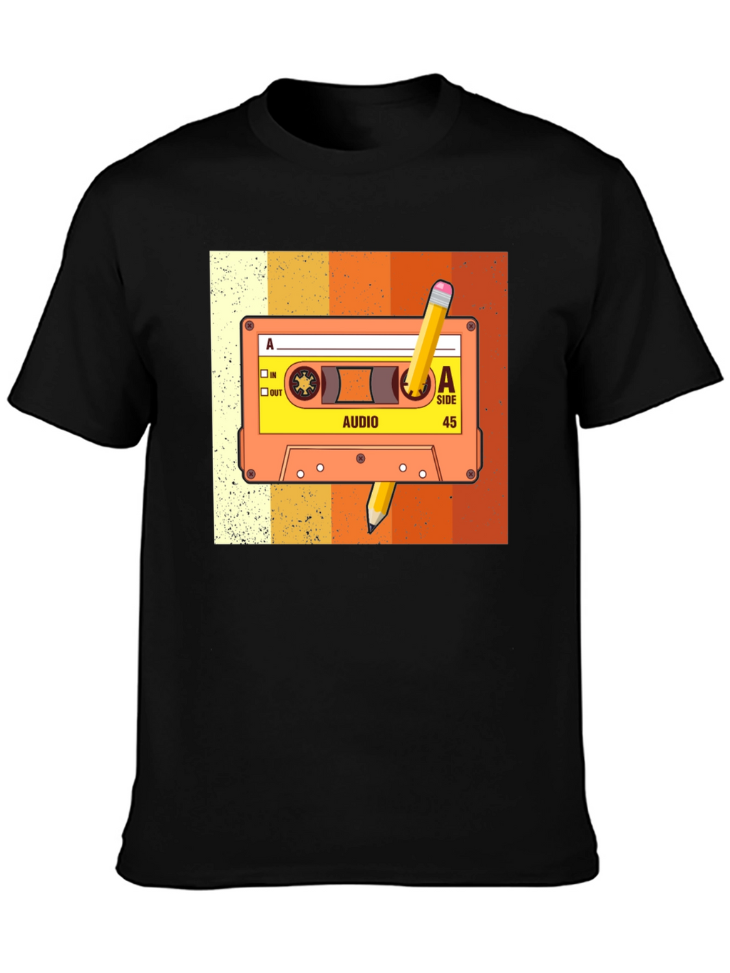 Retro Cassette Tape Graphic Tee - Music Lover T-Shirt