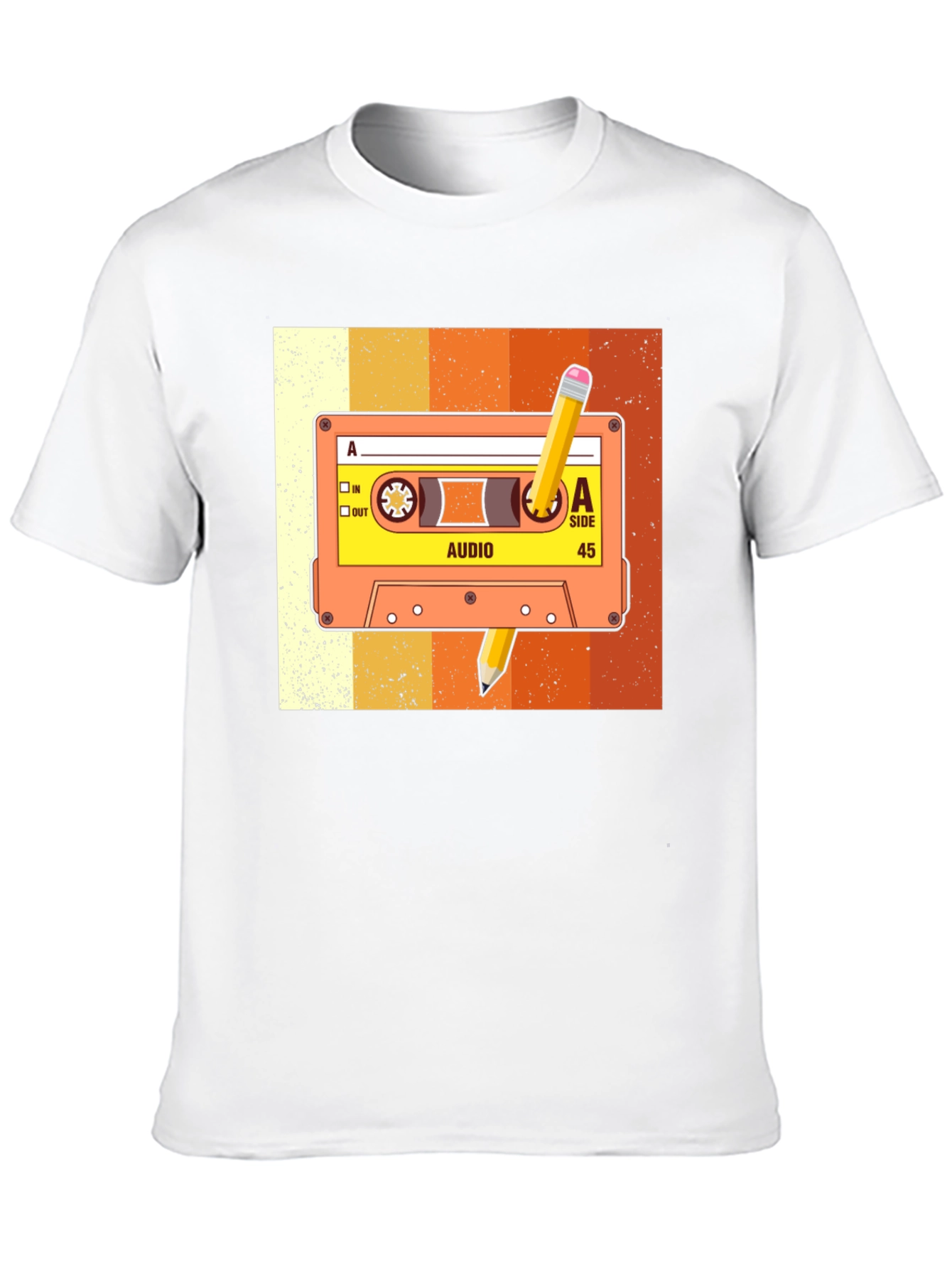 Retro Cassette Tape Graphic Tee - Music Lover T-Shirt