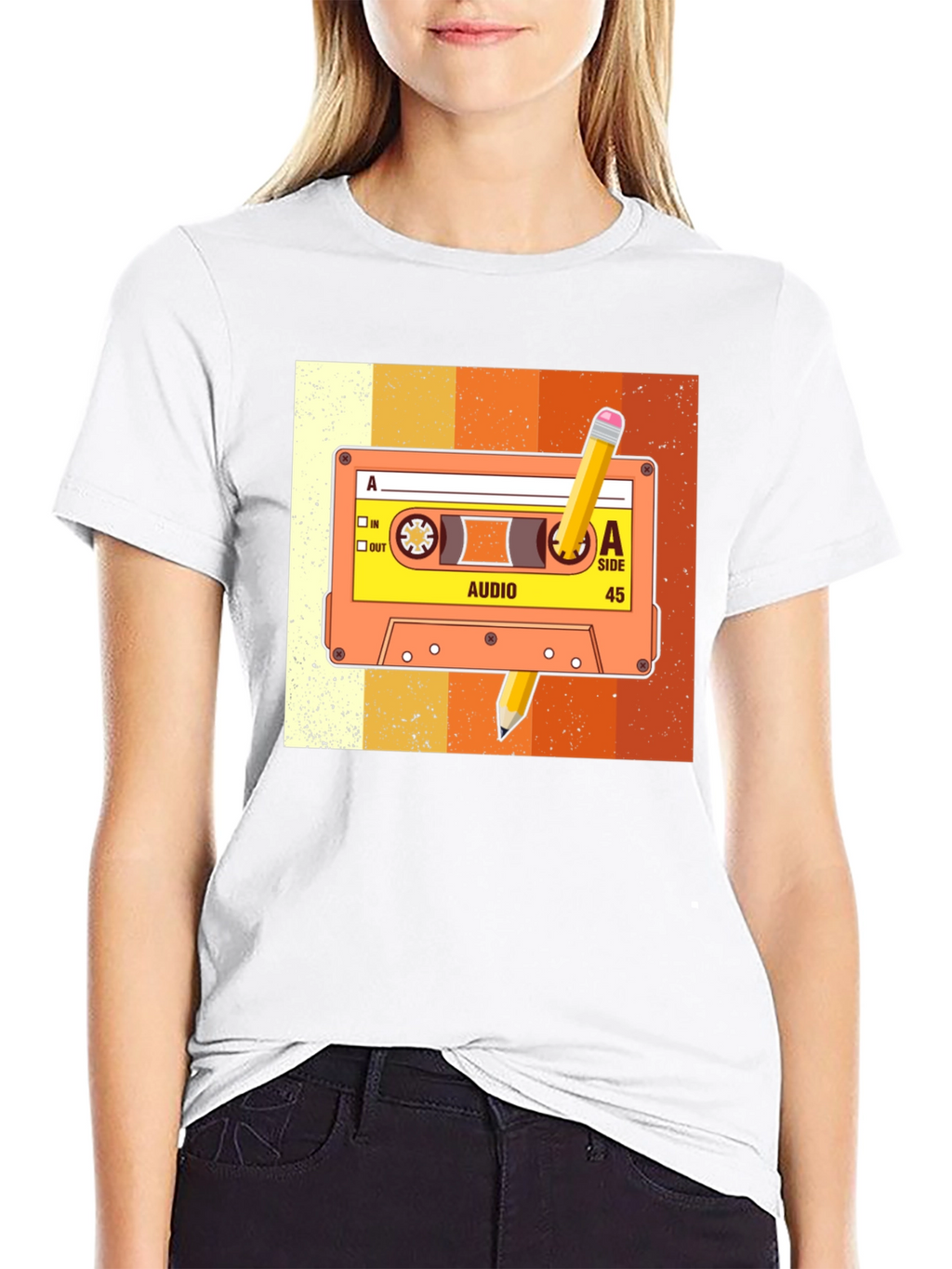 Retro Cassette Tape Graphic Tee - Music Lover T-Shirt