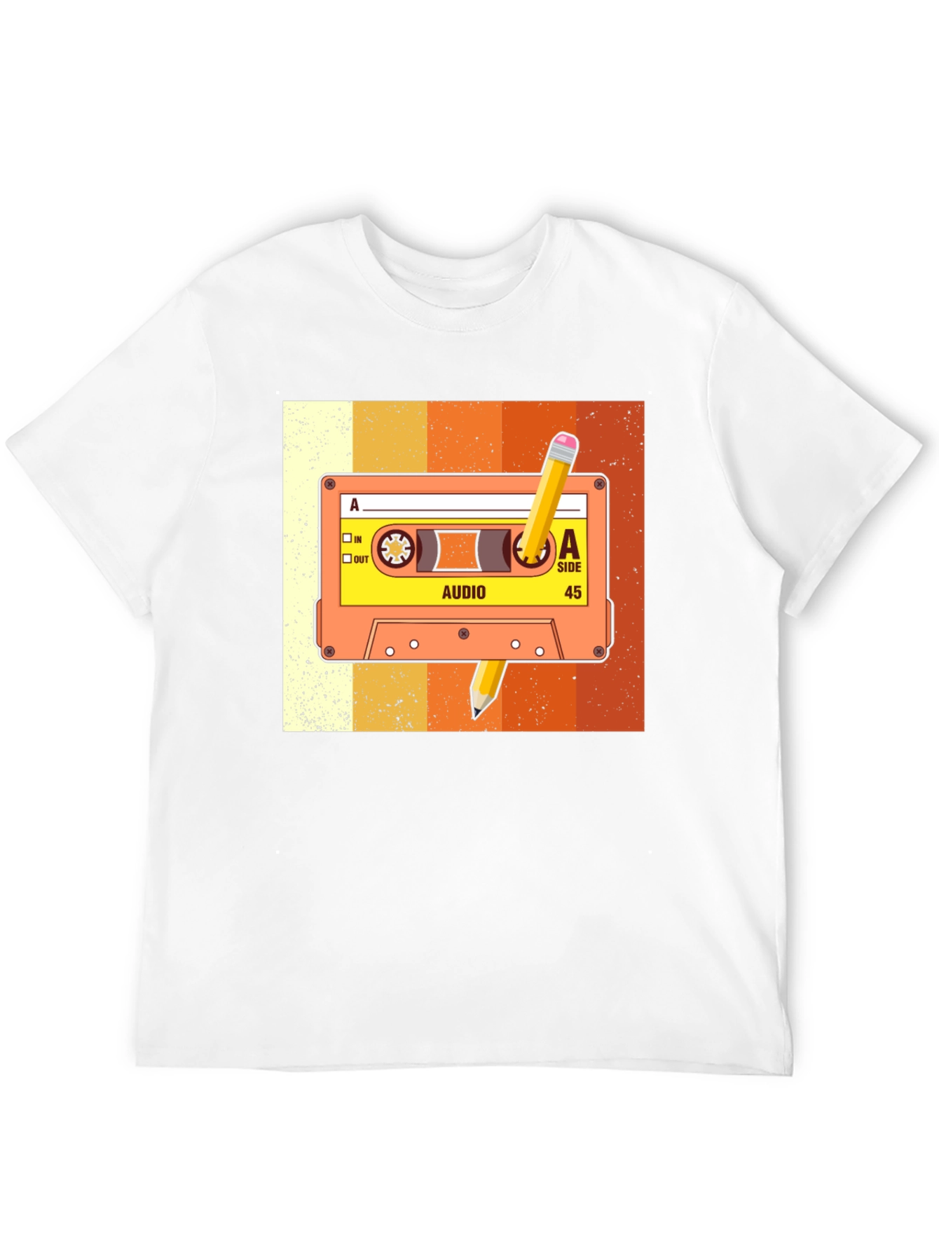 Retro Cassette Tape Graphic Tee - Music Lover T-Shirt