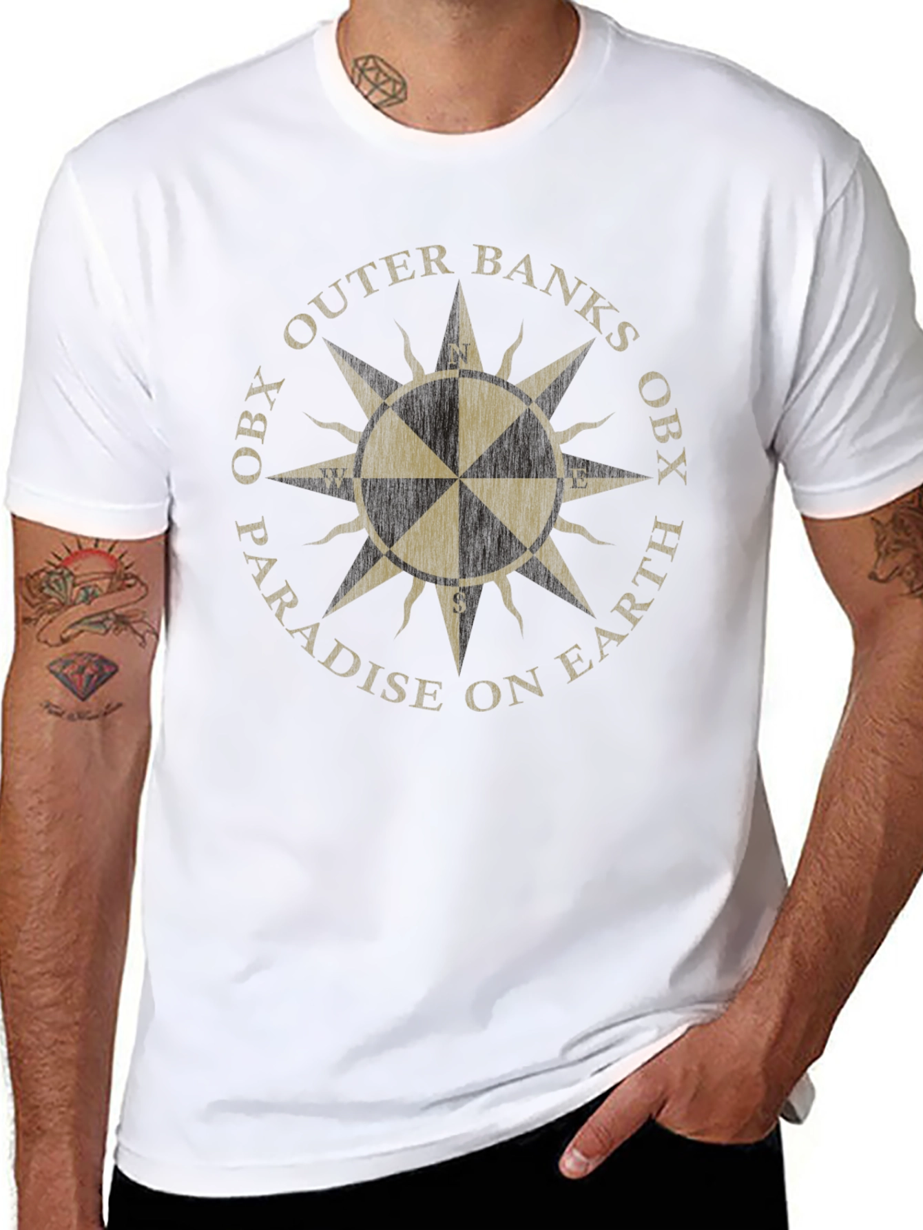 Outer Banks OBX Compass T-Shirt