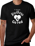 February Brothers Heart Go Red T-Shirt
