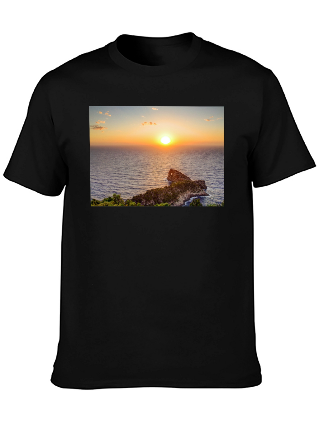 Sunset Ocean View T-Shirt